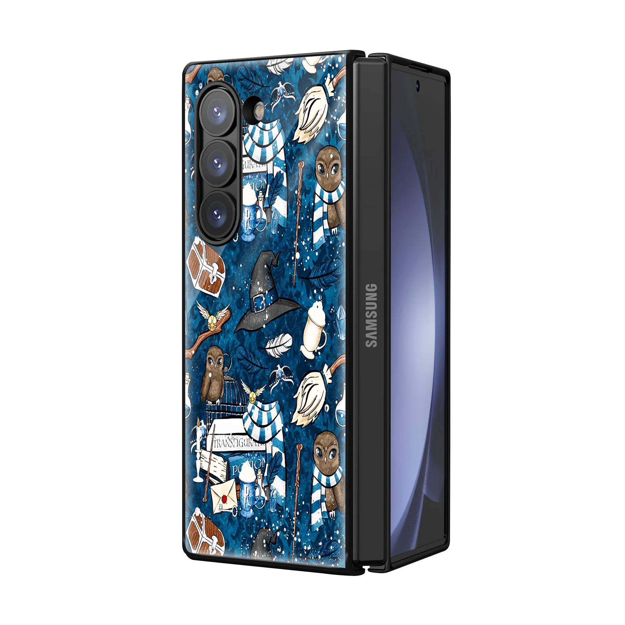 Aesthetic Harry Samsung Z Fold Glass Case image 1