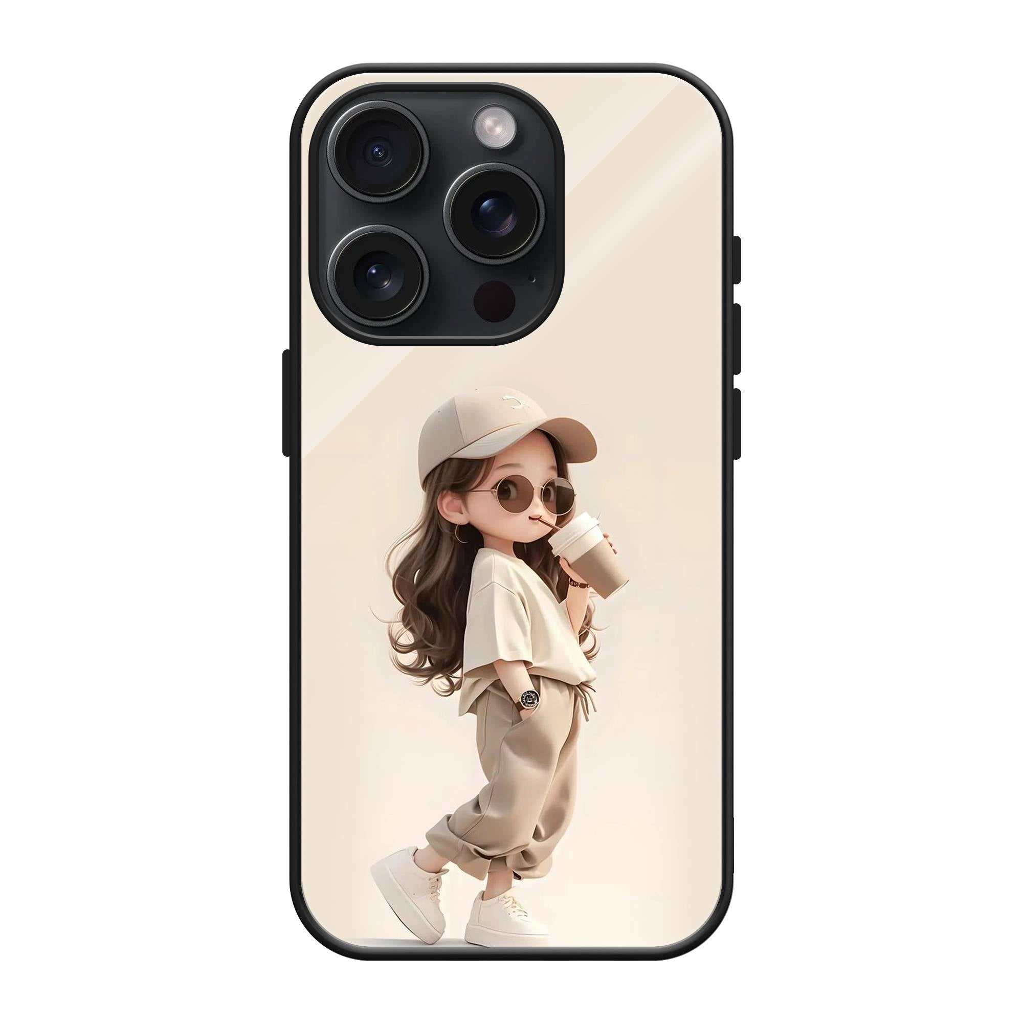 Tik Tok Girl Glass Case image 0