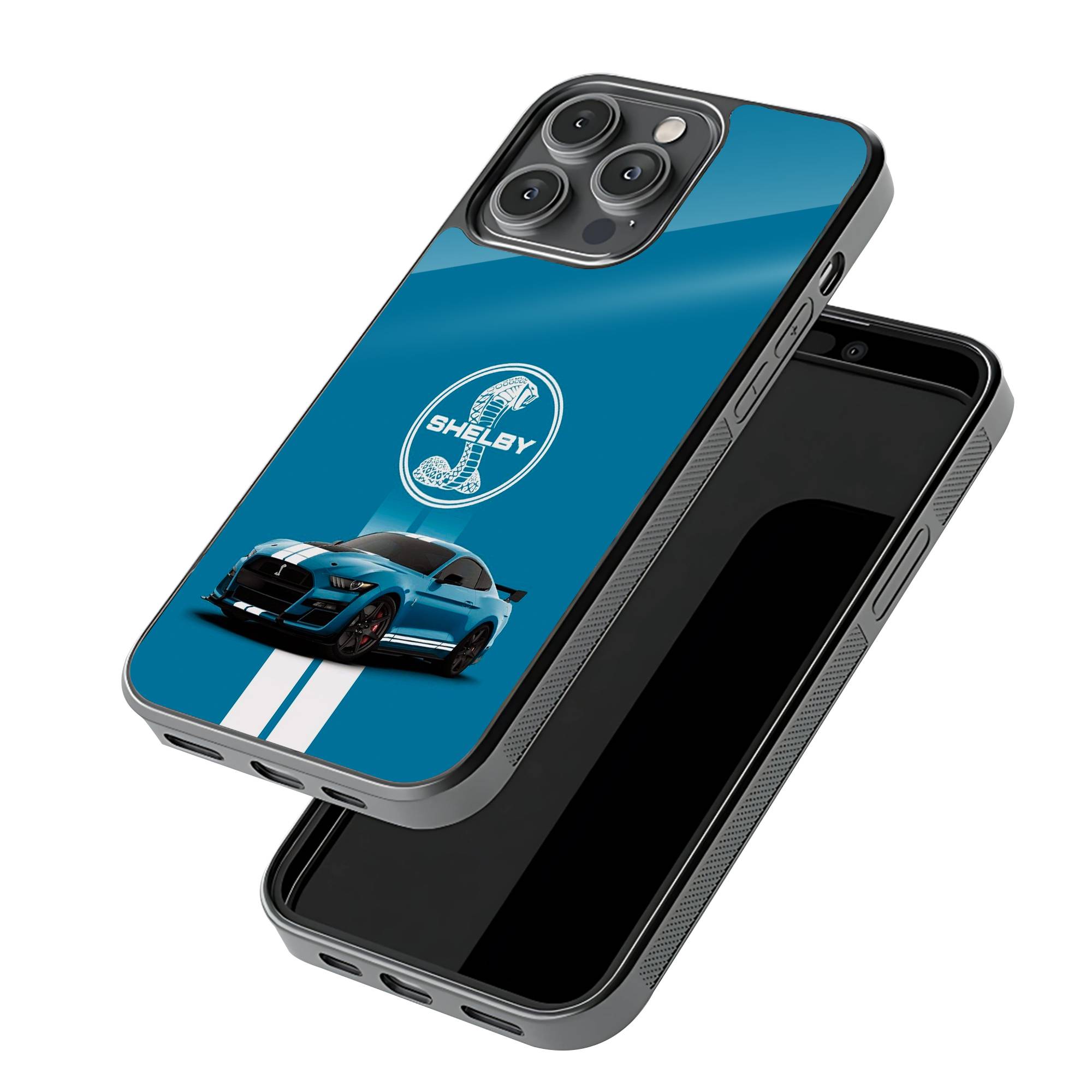 Blue Shelby Glass Case image 2