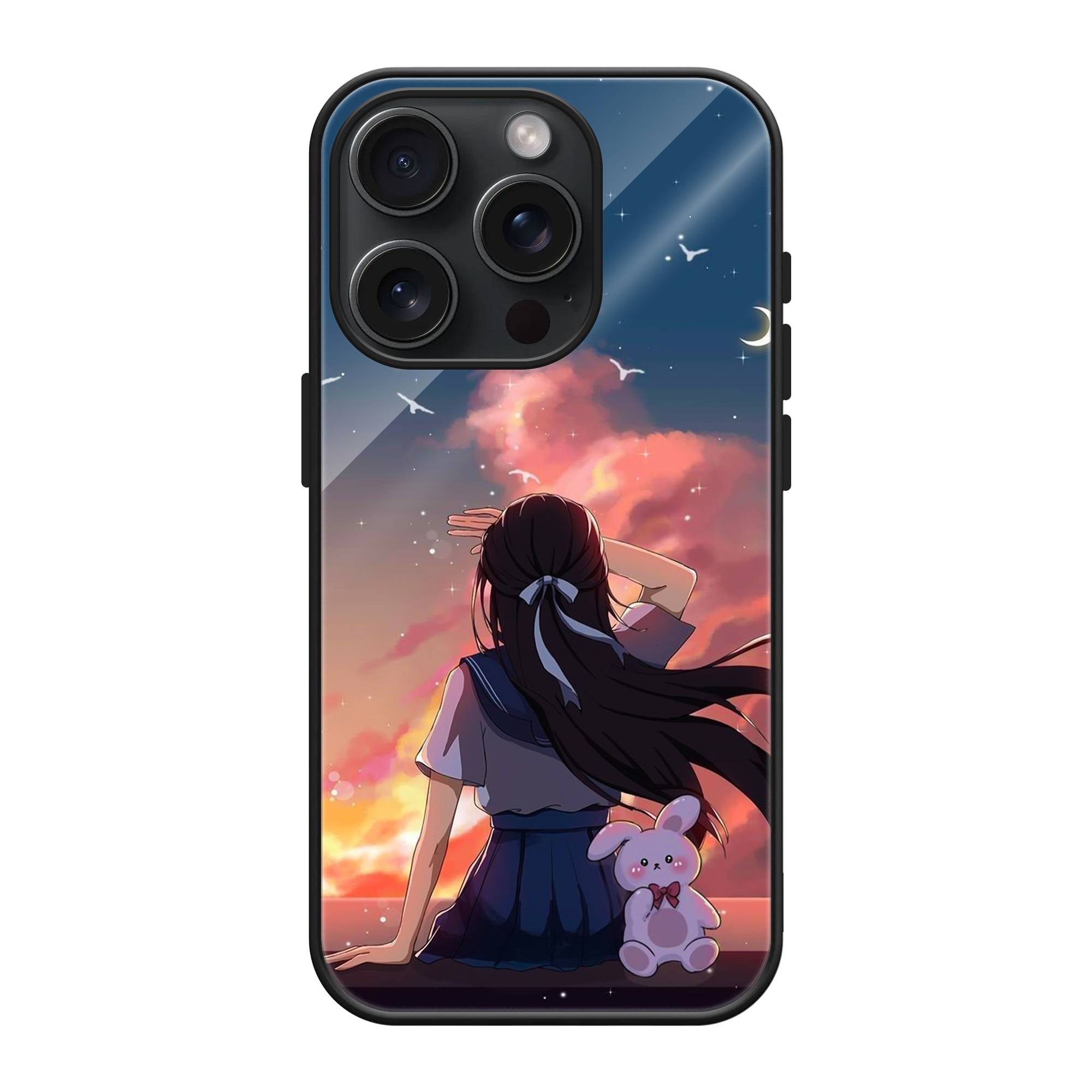 Anime Girl Glass Case image 0