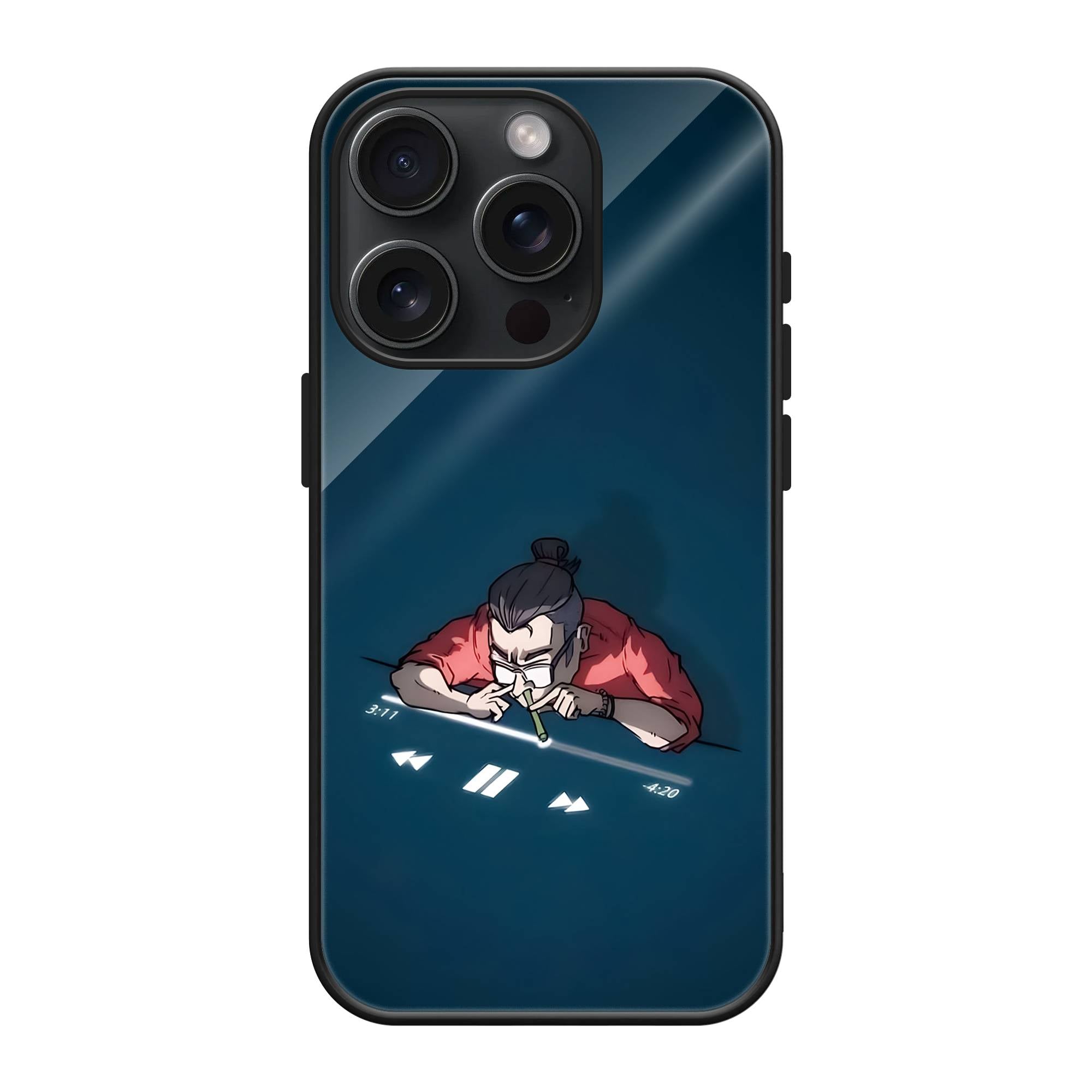 Play Pause Glass Case image 0