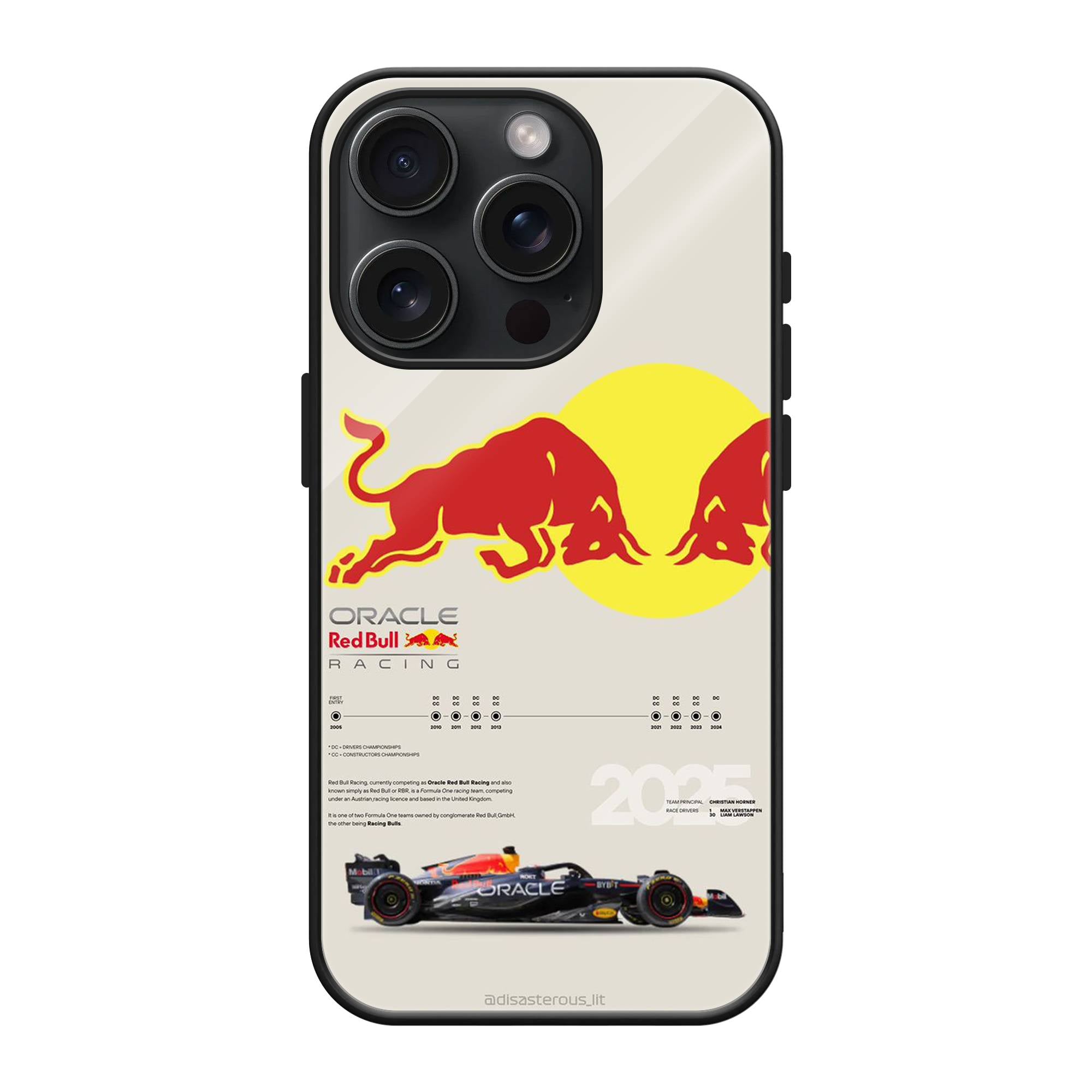 Racing Bulls Glass Case image 0