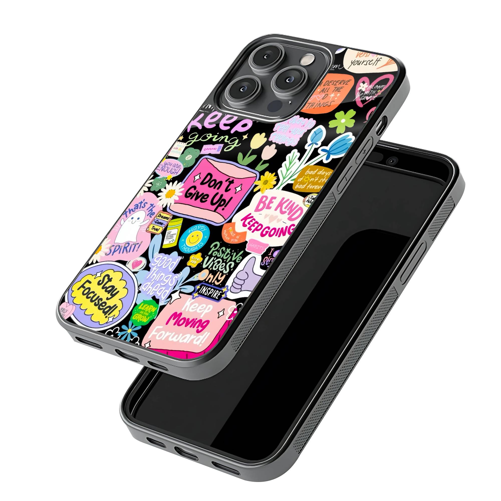 Positive Patchwork Glass Case image 2