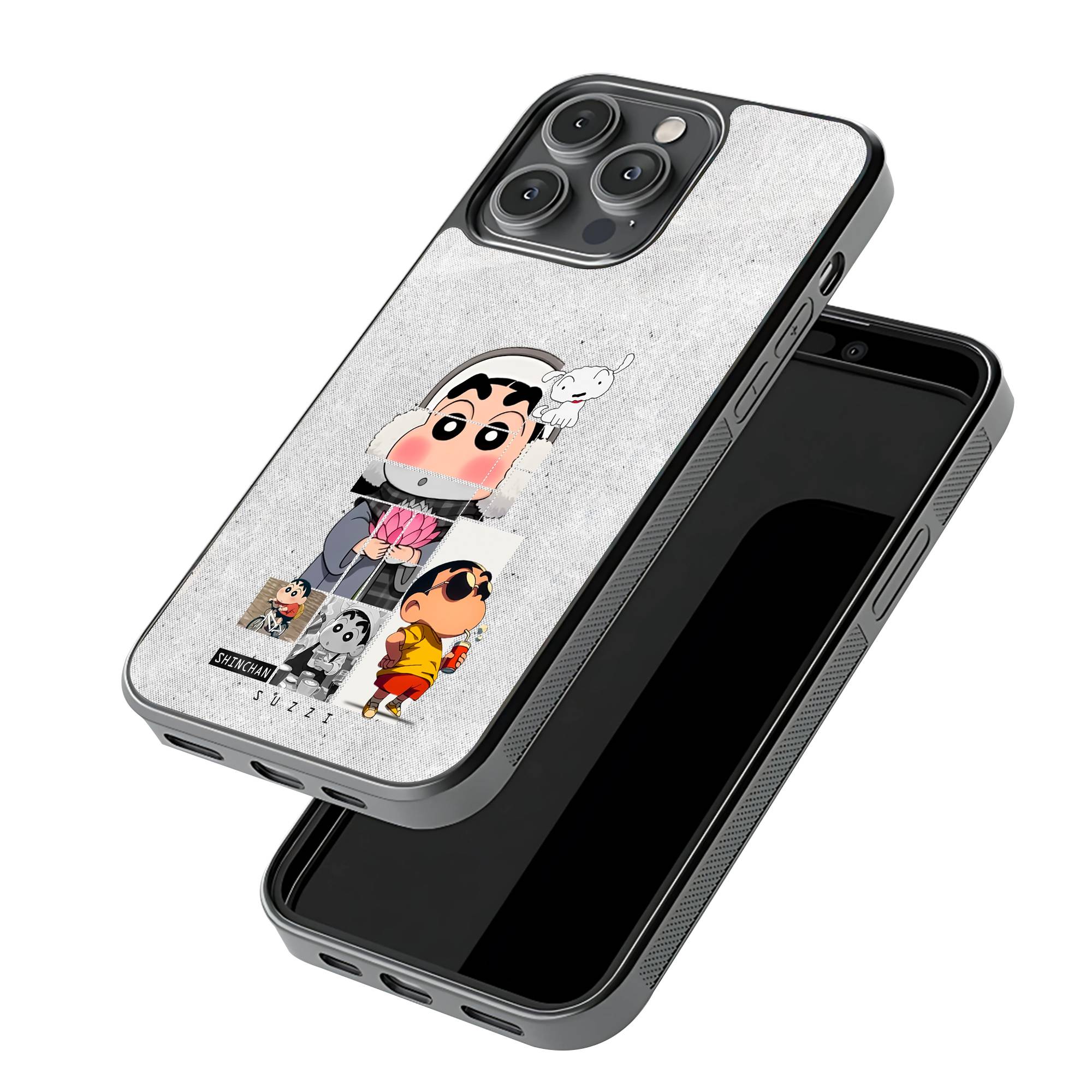 Shades of Shinchan Glass Case image 2