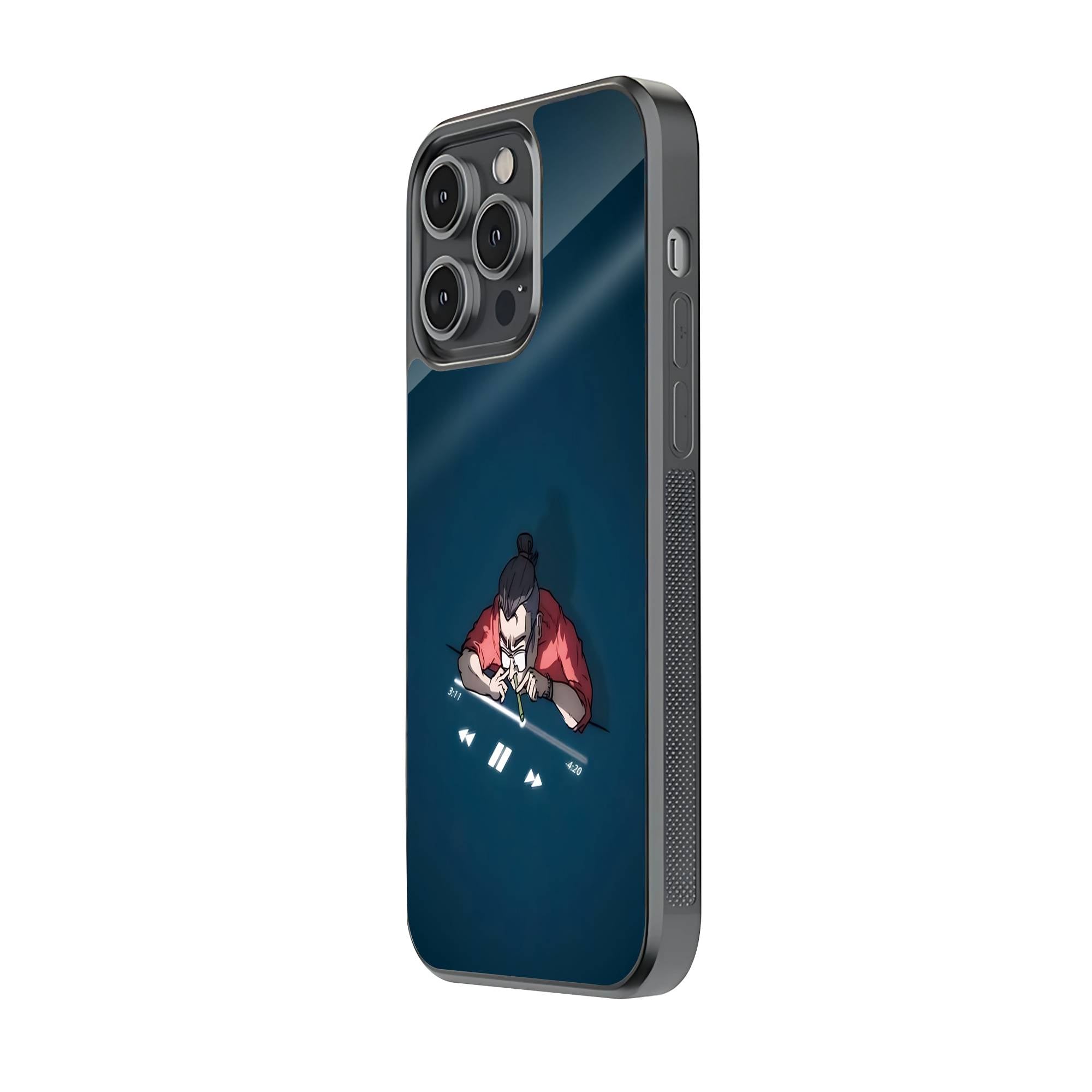 Play Pause Glass Case image 1