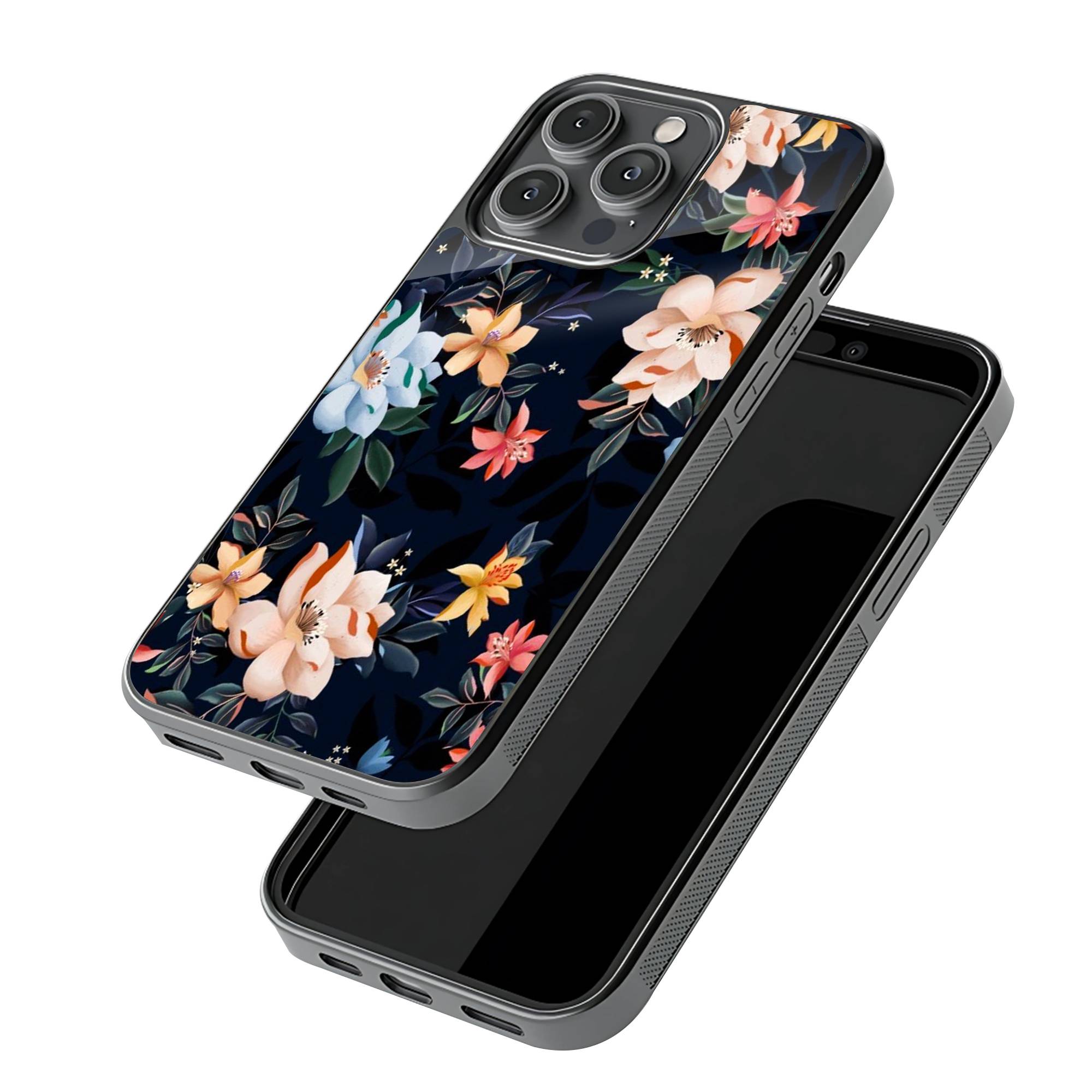 Premium Vector Floral Glass Case image 2