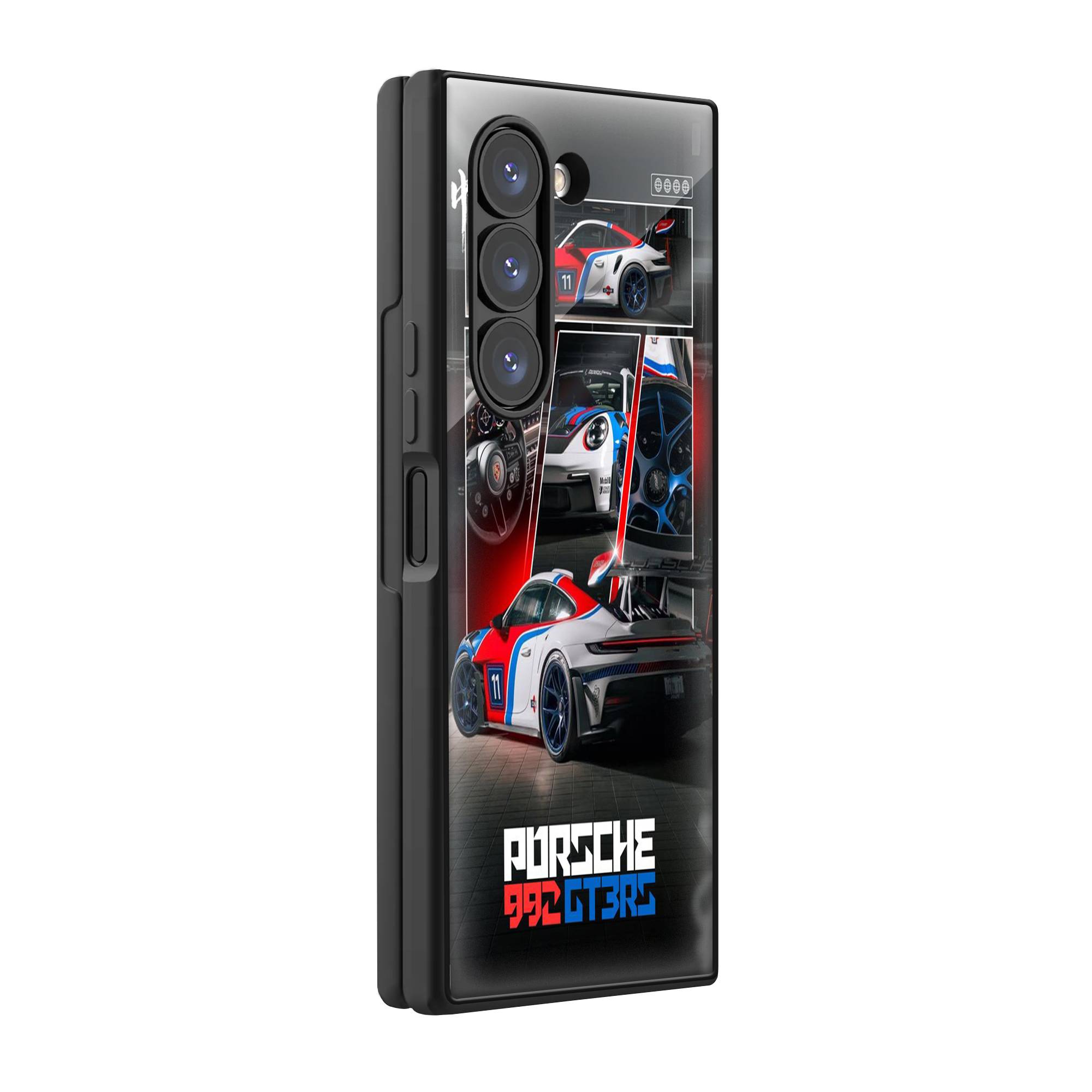 992 Porsche Samsung Z Fold Glass Case image 0