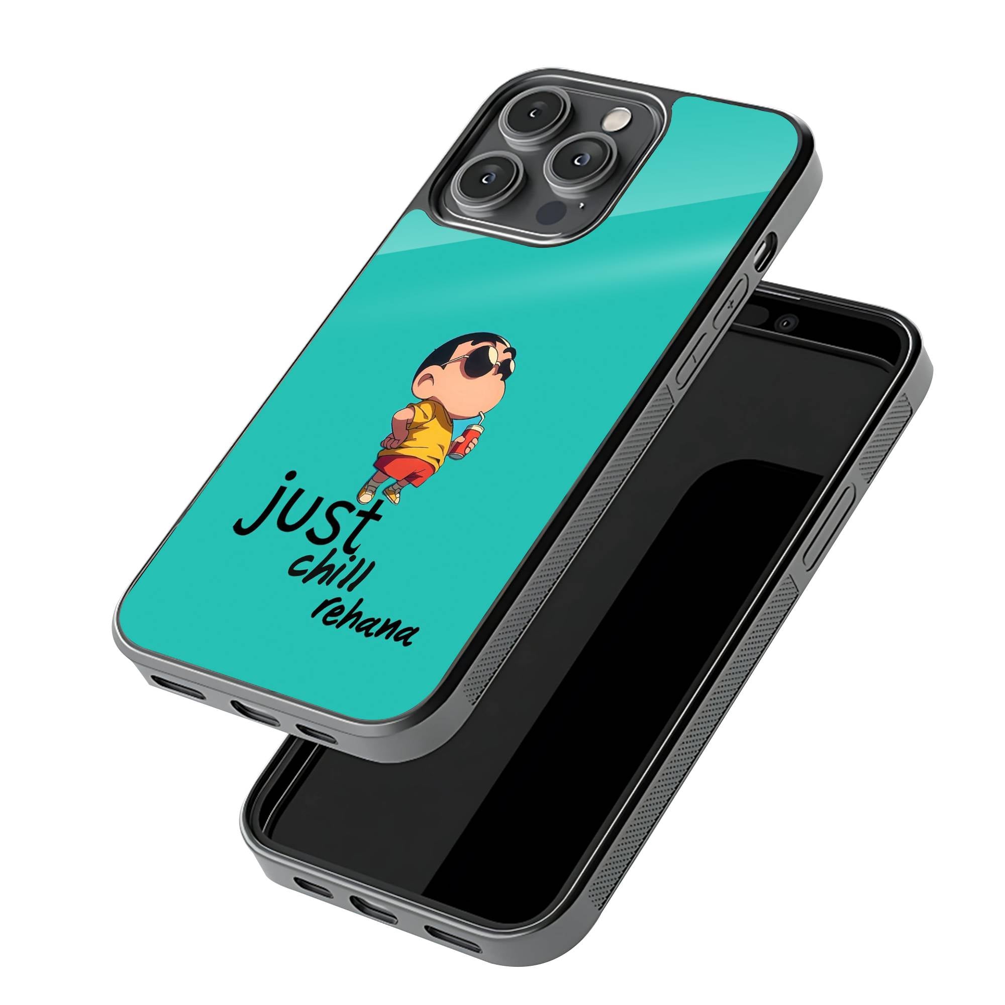 Crayon Shinchan Glass Case image 2