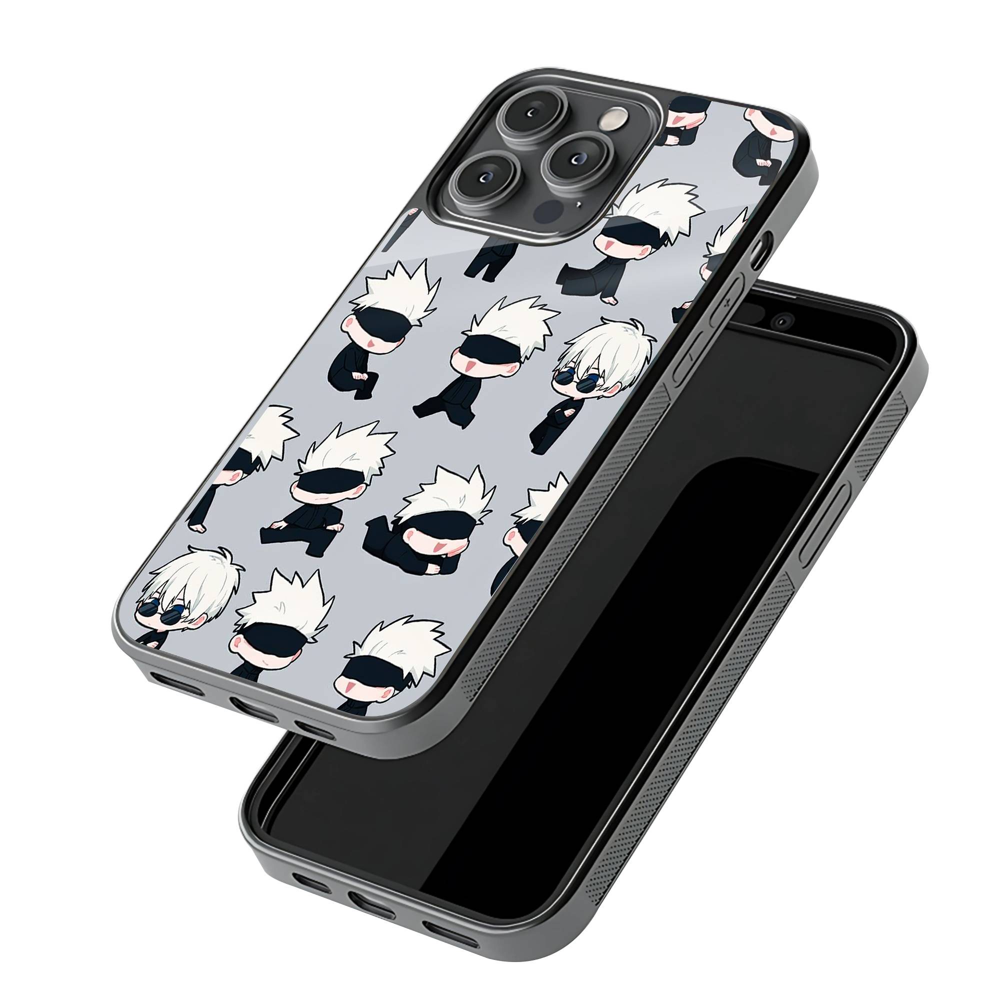 Chibi Anime Glass Case image 2