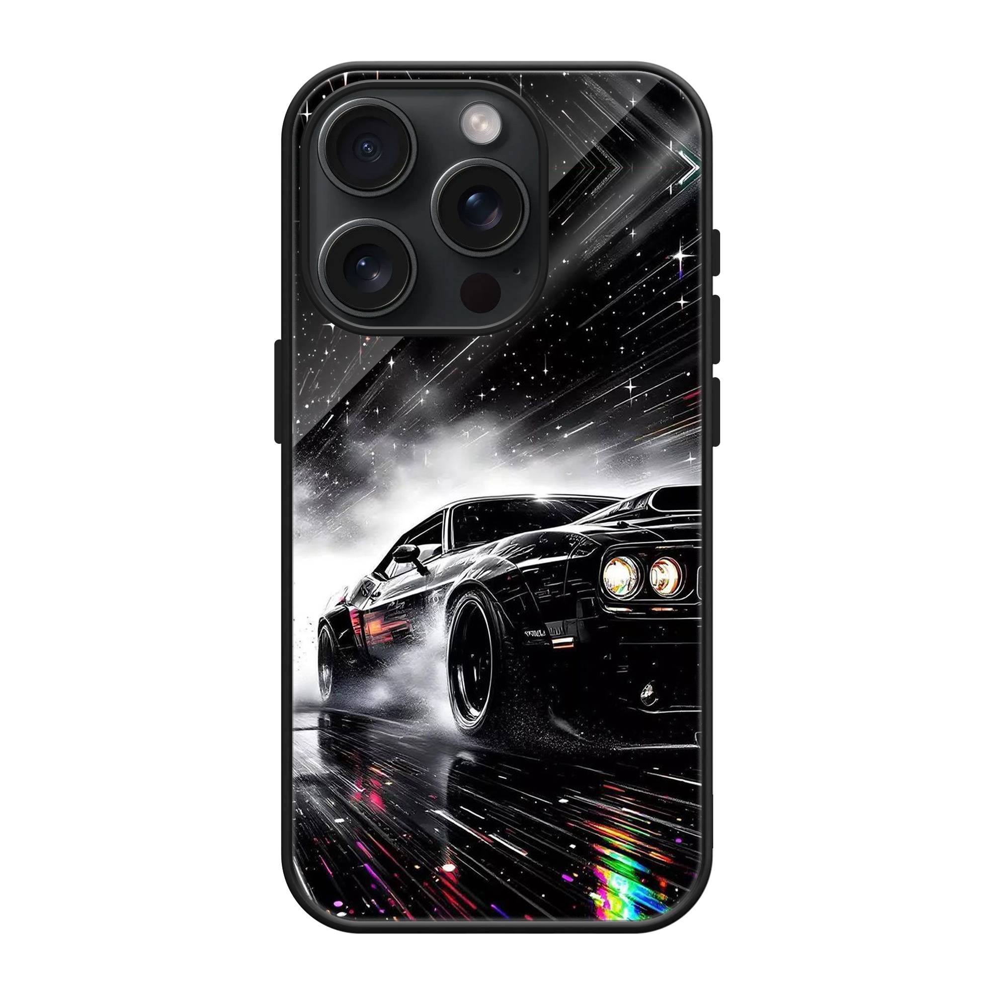 Black Dodge Glass Case image 0