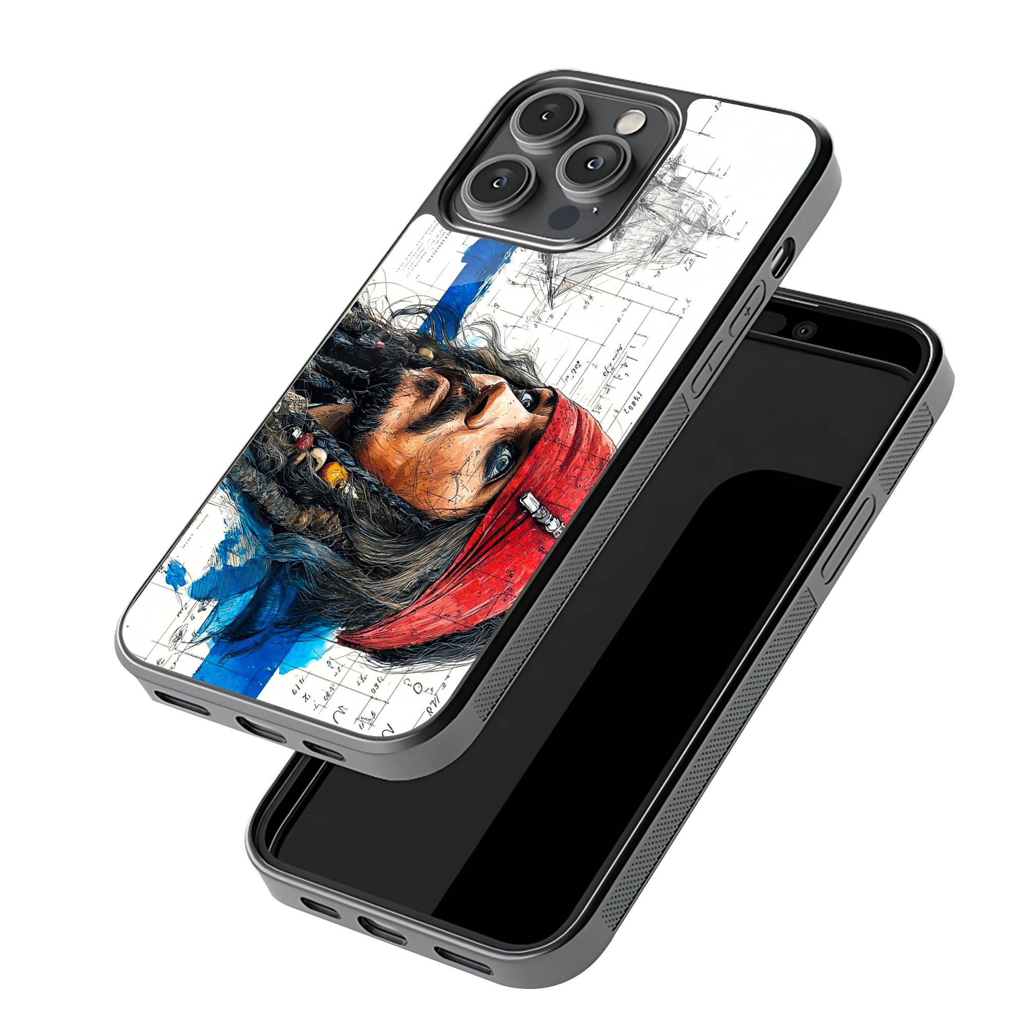 Captain's Sketch Glass Case image 2