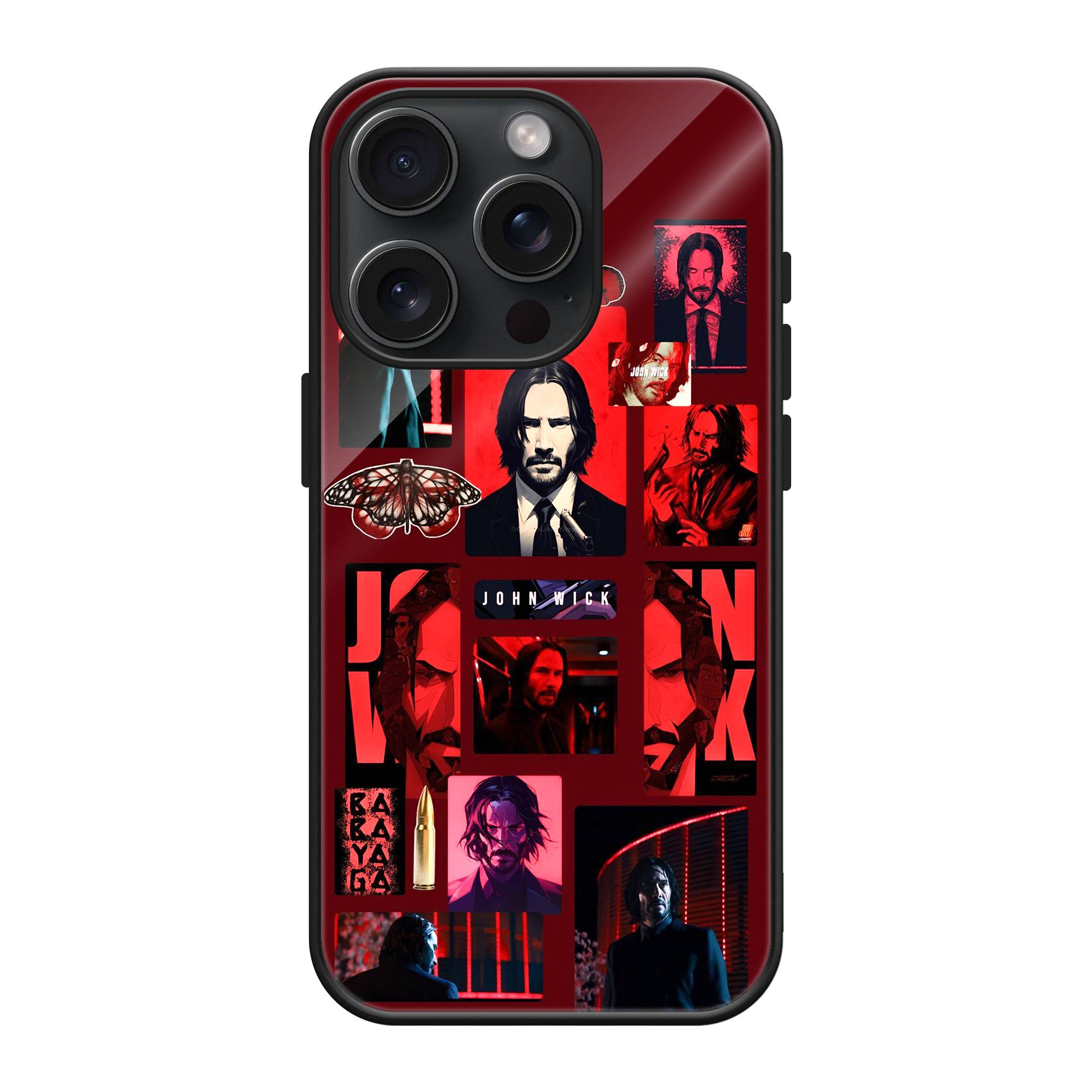 The Red Suit Glass Case image 0