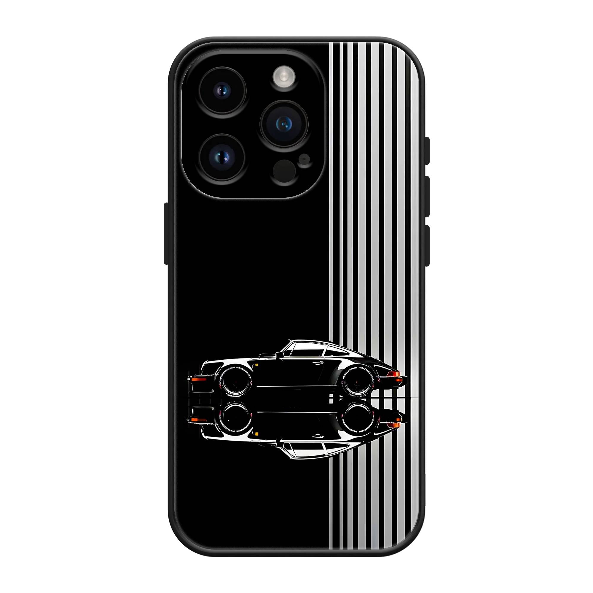 Black Porsche Silicone Case image 0