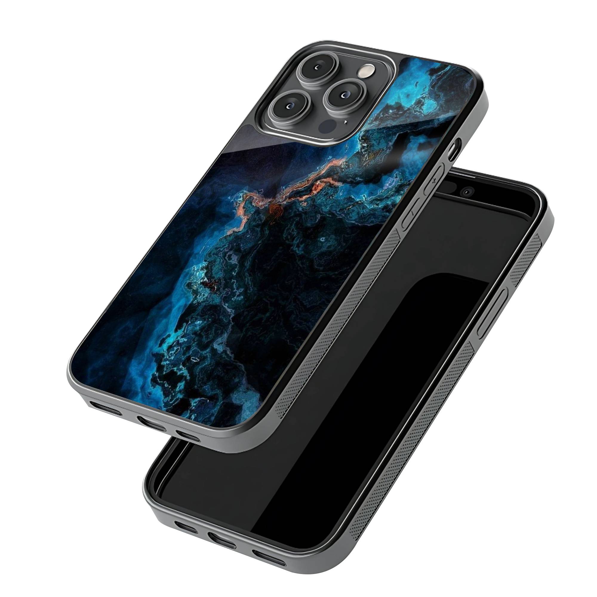 Glossy Marble Glass Case image 2