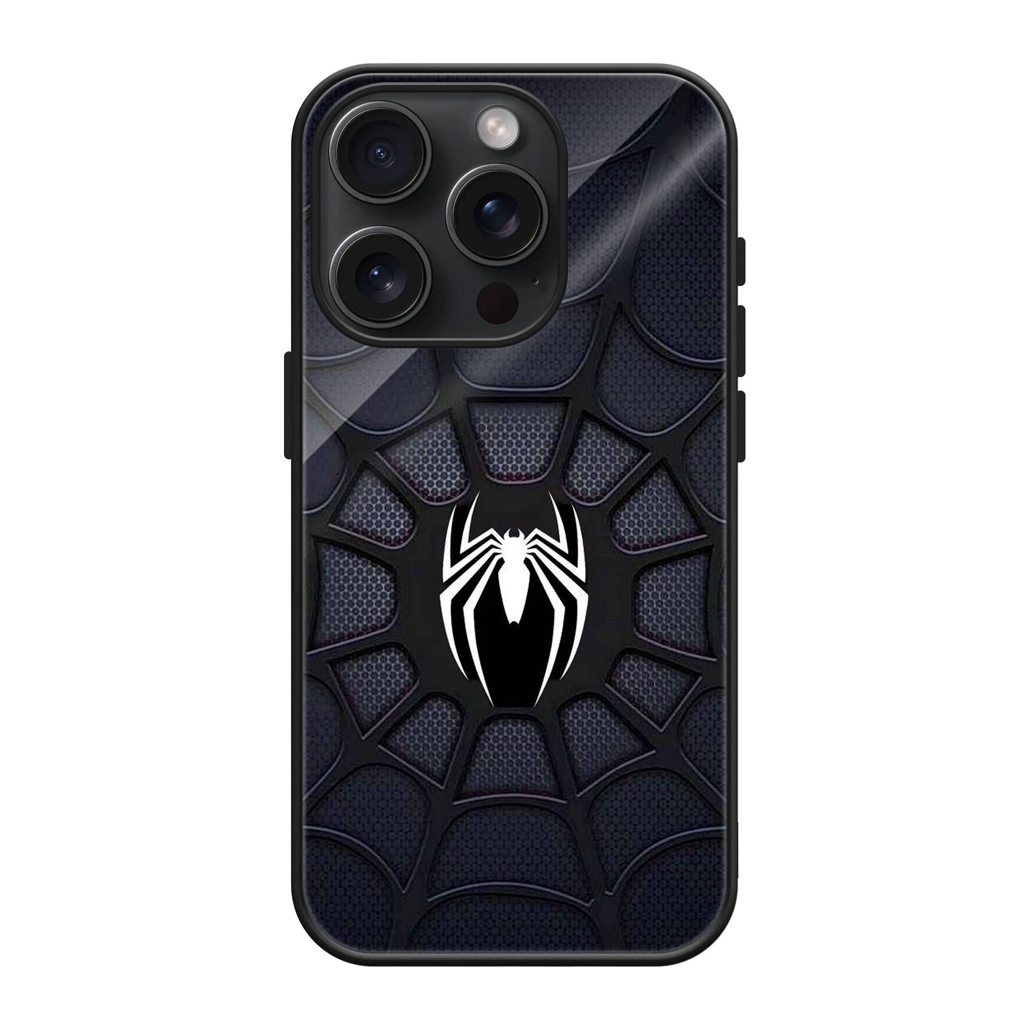 Black Spider-Man Glass Case image 0