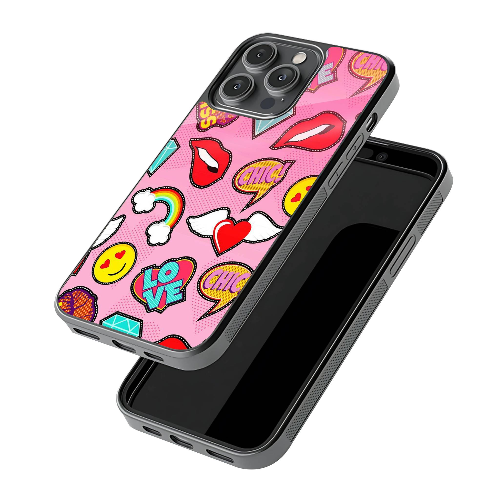 Sticker Pop Glass Case image 2