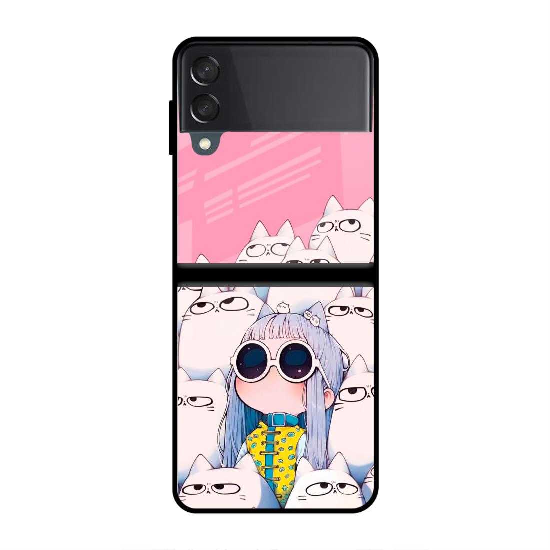 I'm Somthing Samsung Z Flip 4 Glass Case image 0