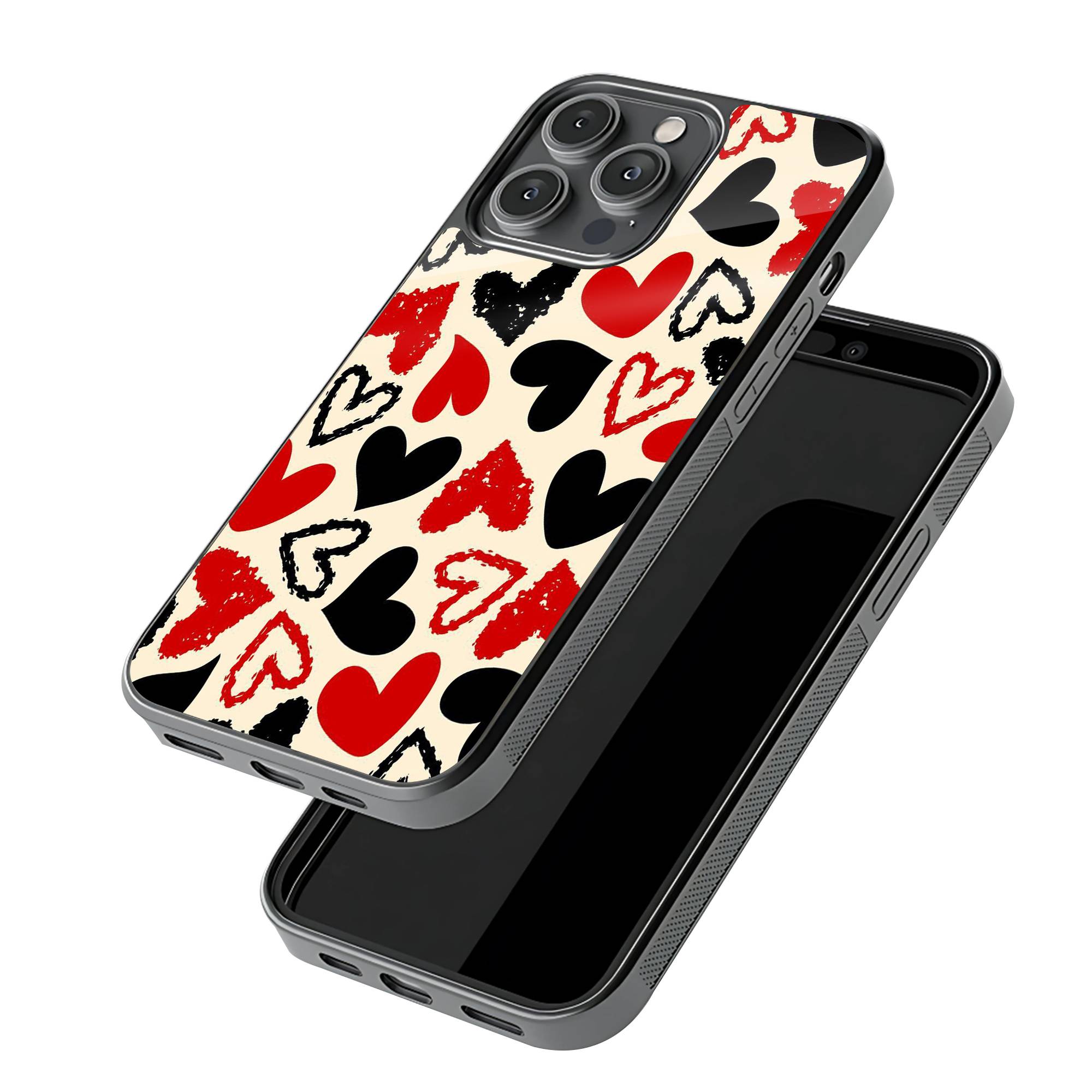 Seamless Heart Glass Case image 2