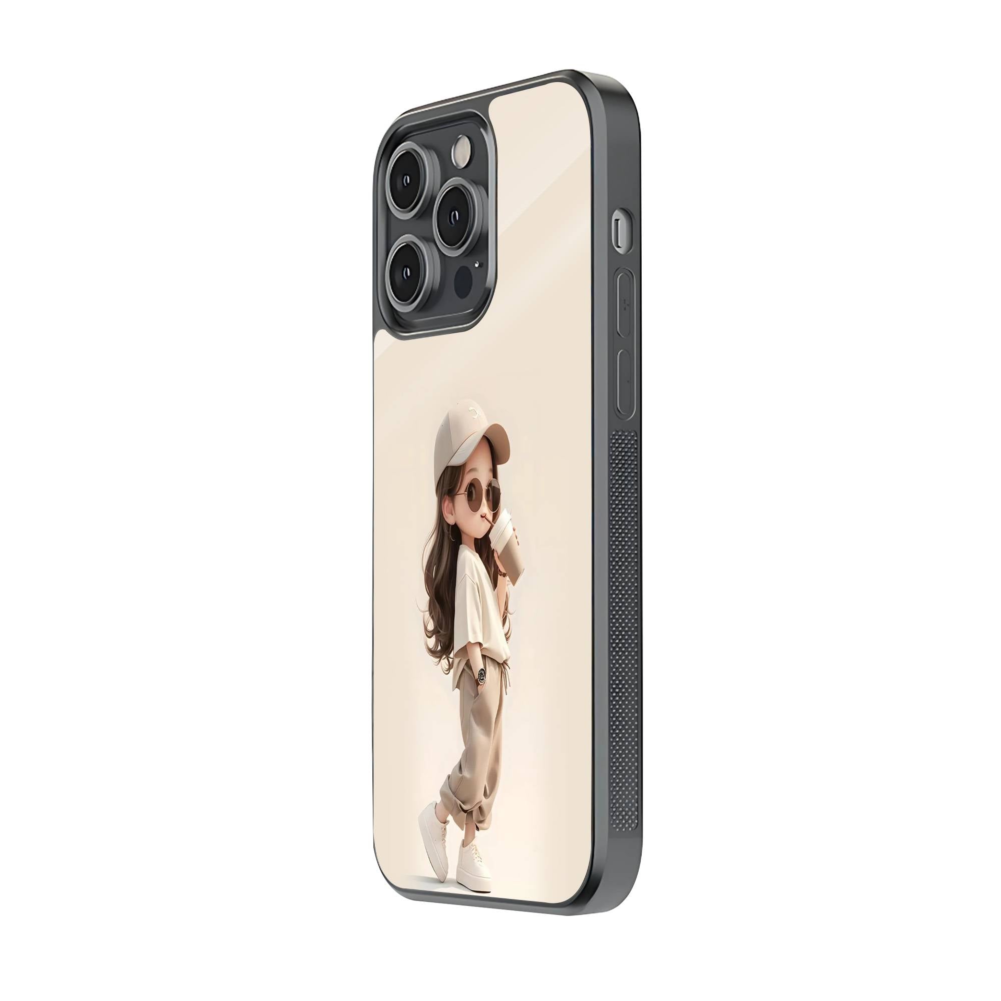 Tik Tok Girl Glass Case image 1