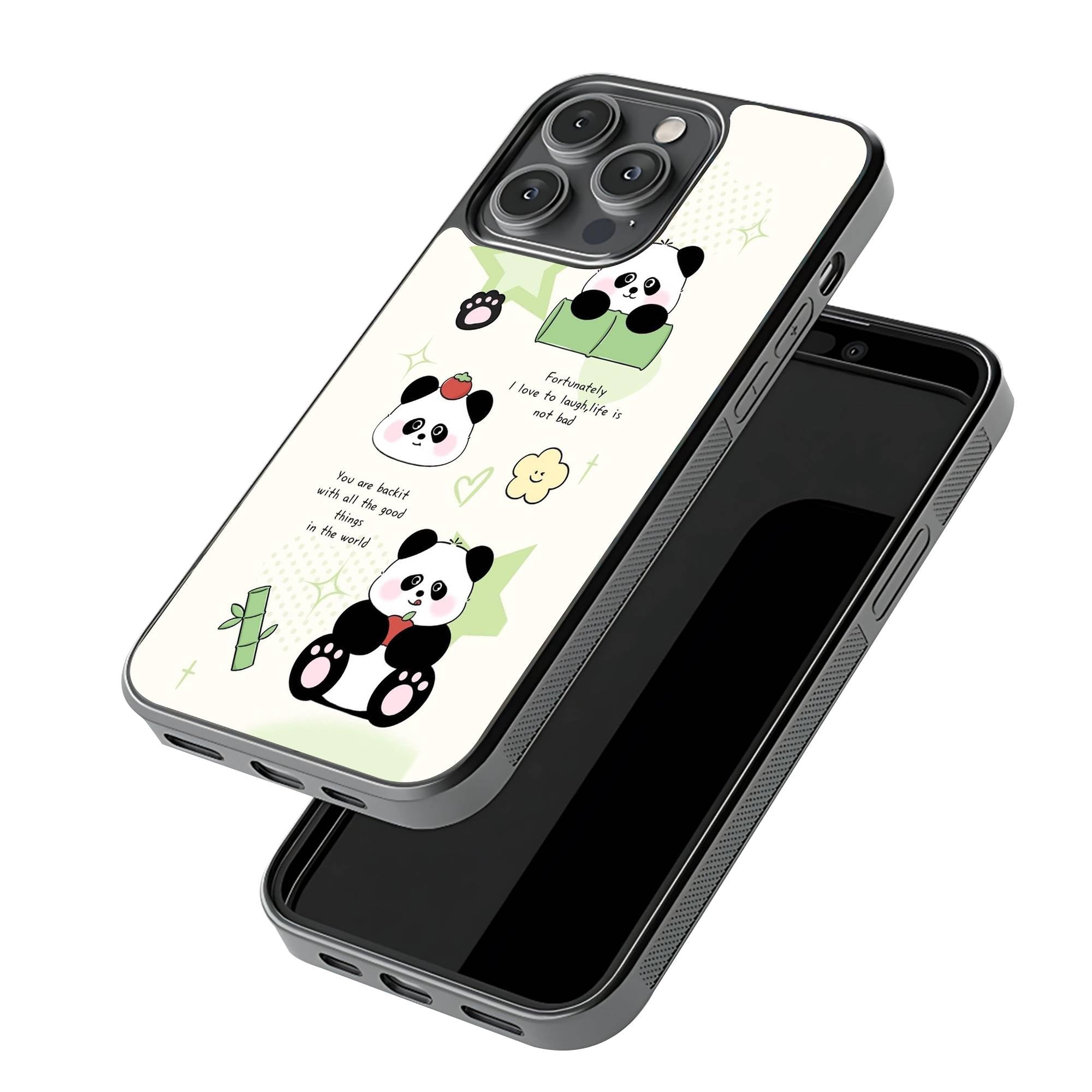 Panda Love Glass Case image 2
