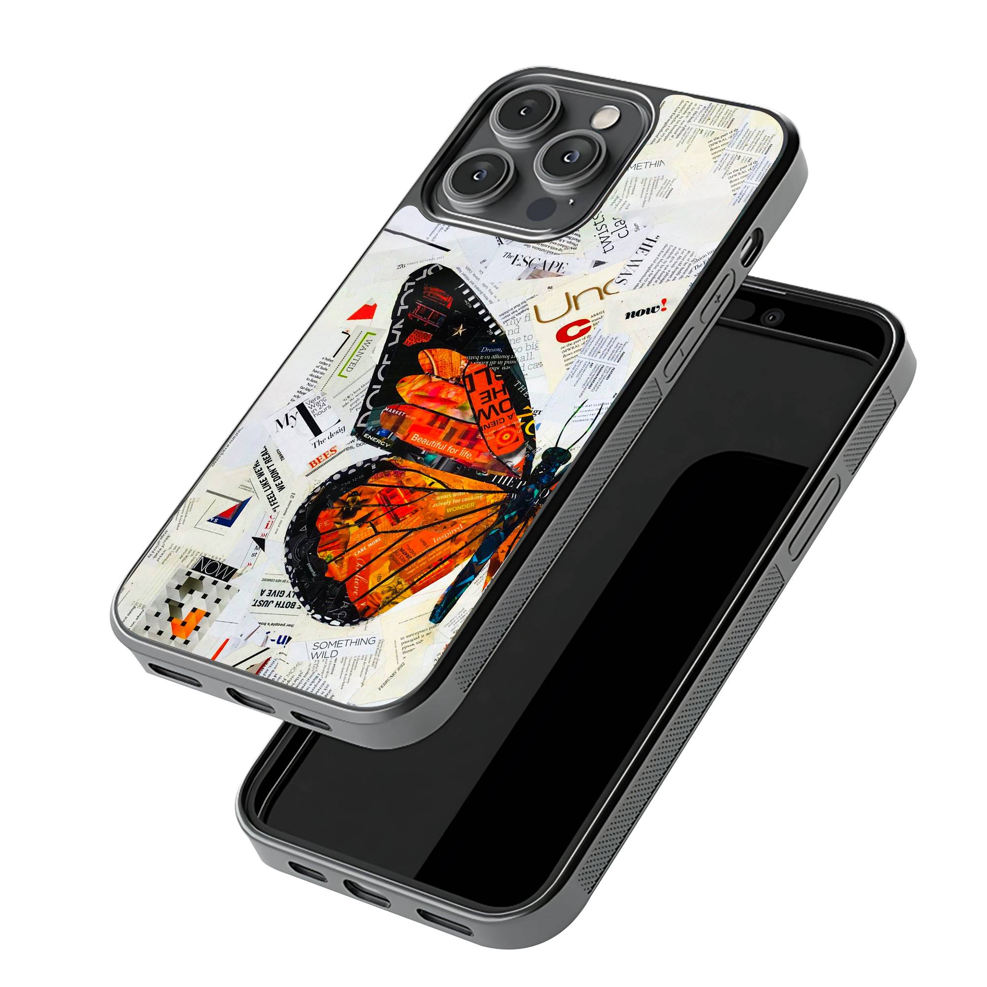 Paper Wings Glass Case image 2