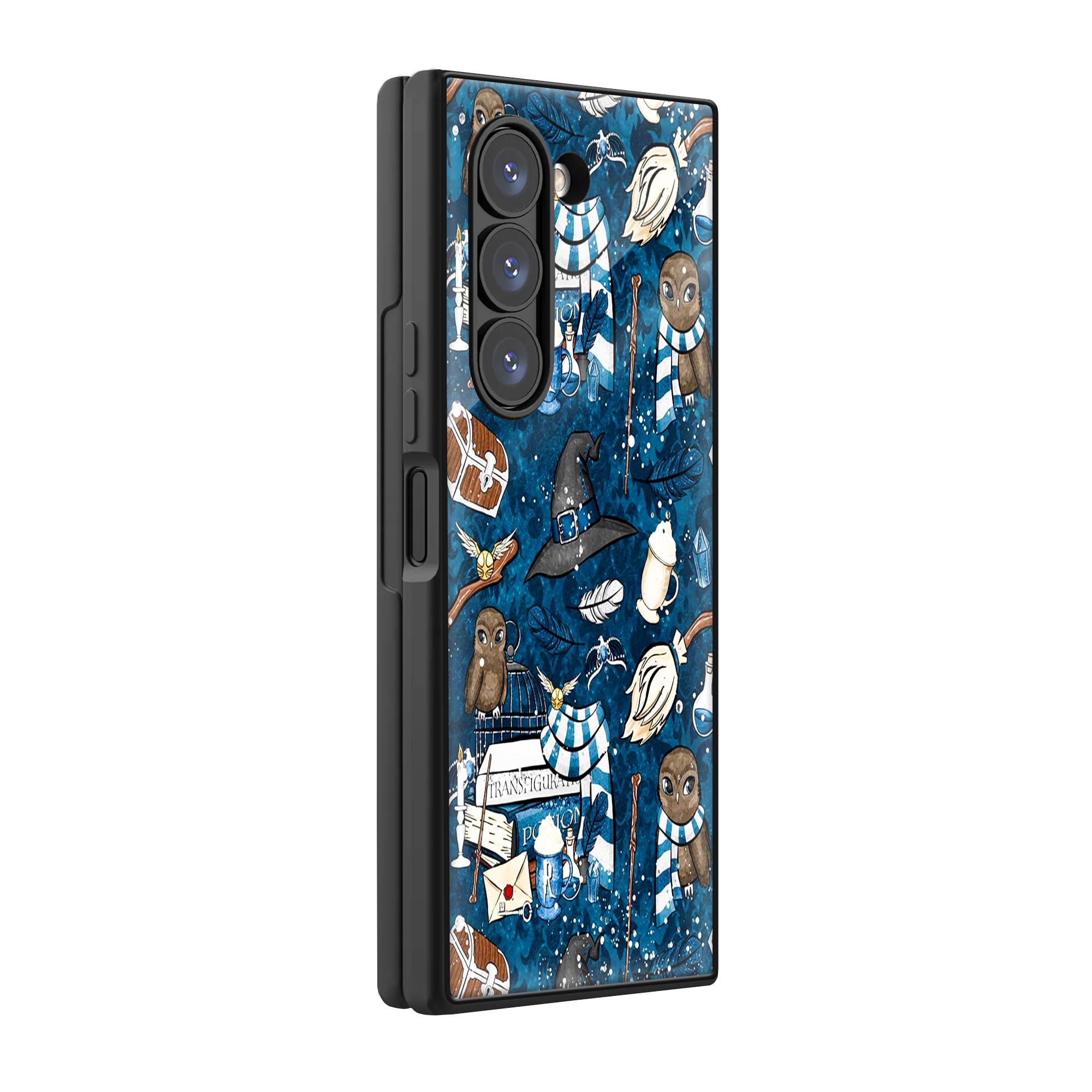 Aesthetic Harry Samsung Z Fold Glass Case image 0