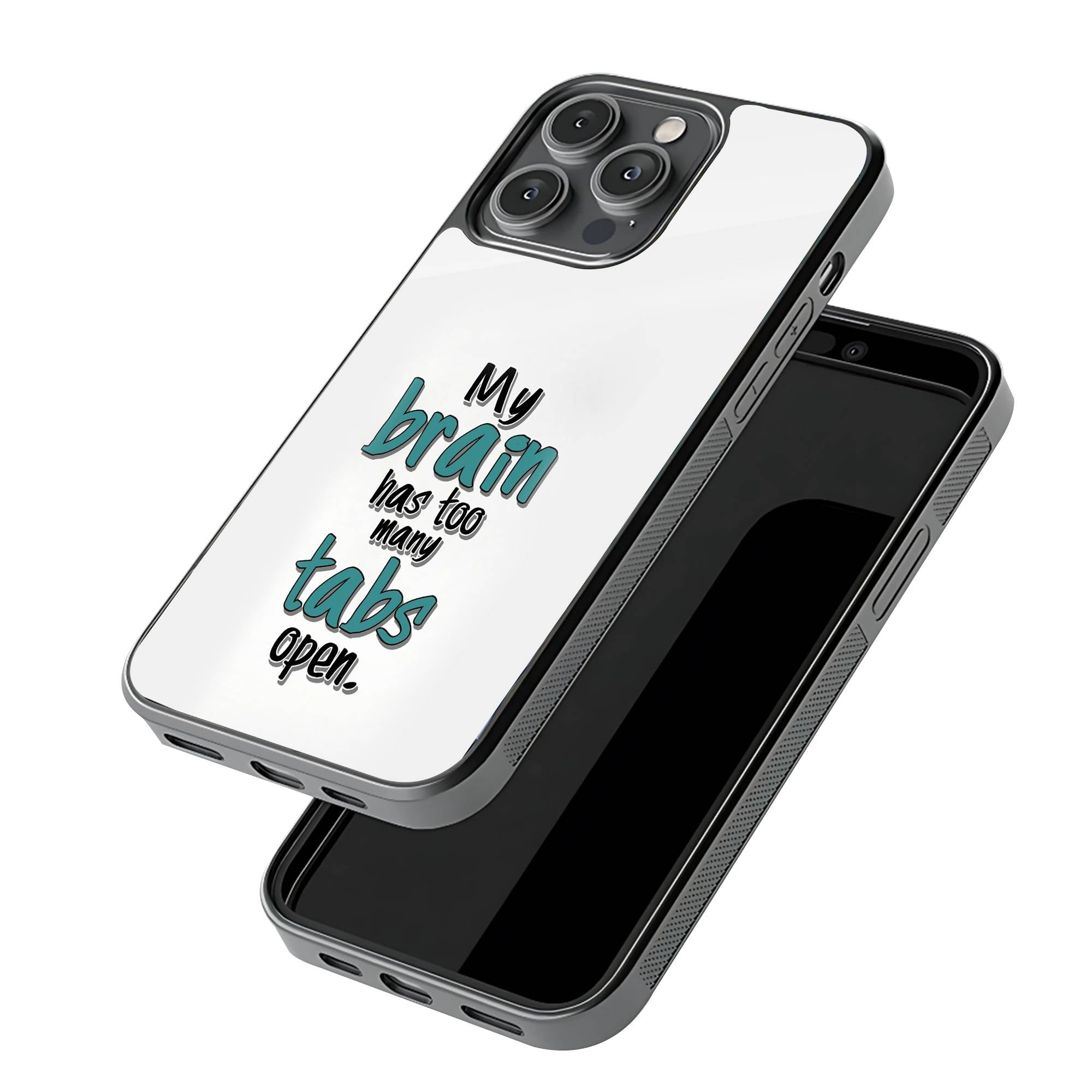 Positive Thoughts Glass Case image 2