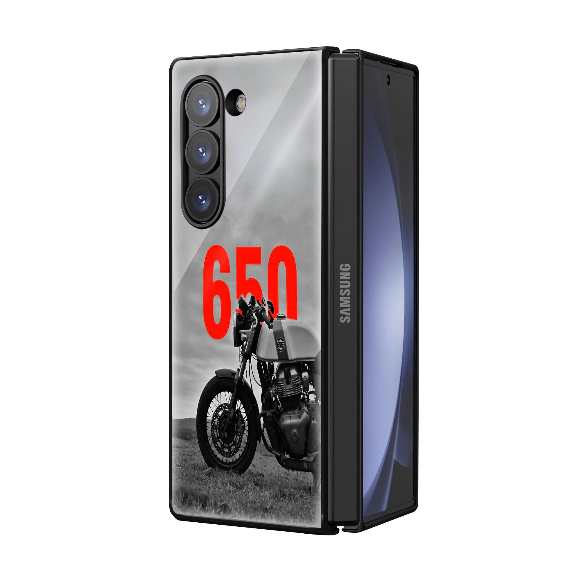 650 Beast Samsung Z Fold Glass Case image 1