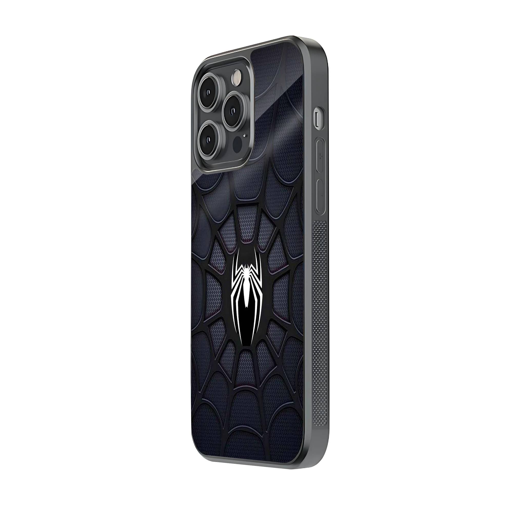 Black Spider-Man Glass Case image 1