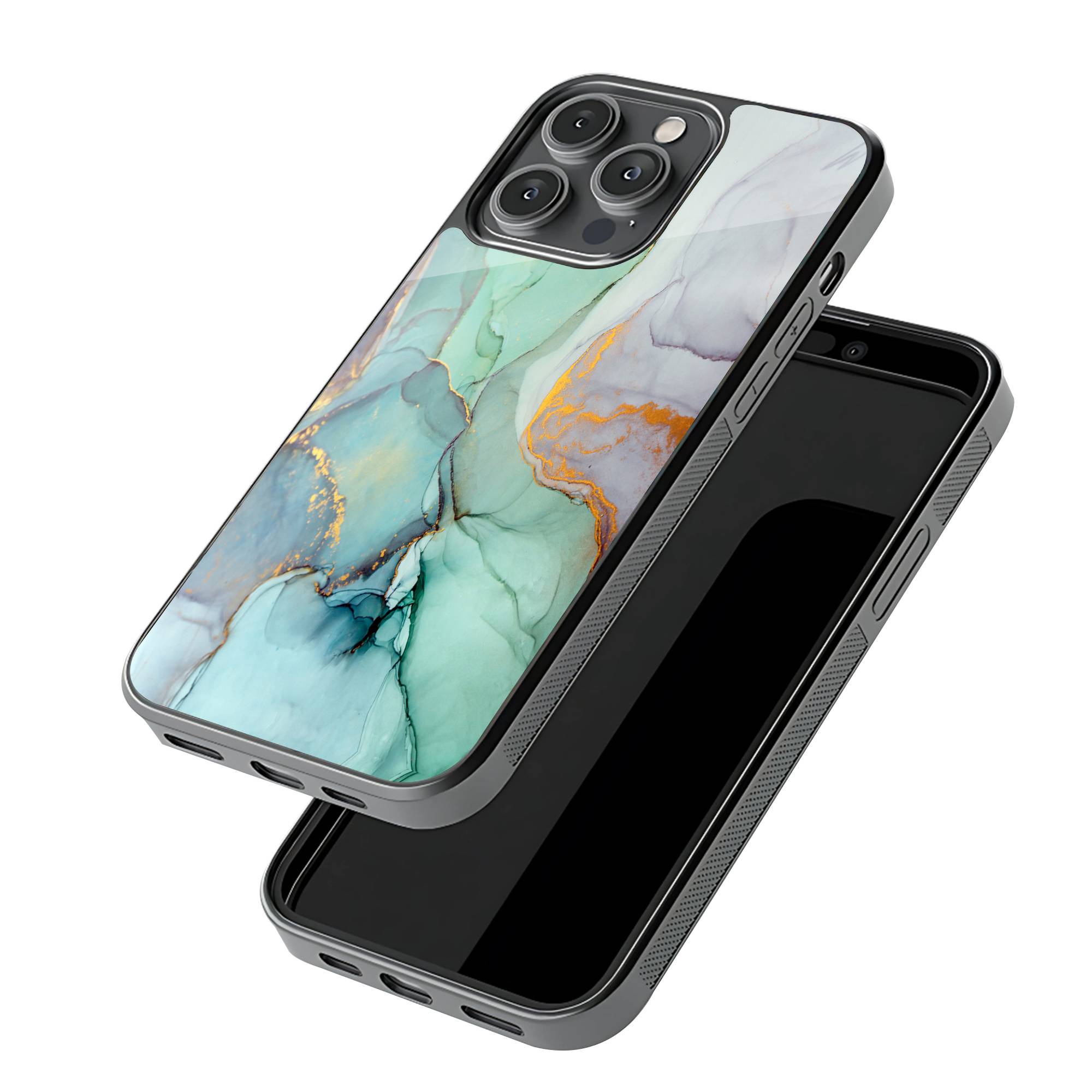 Pastel Marble Glass Case image 2