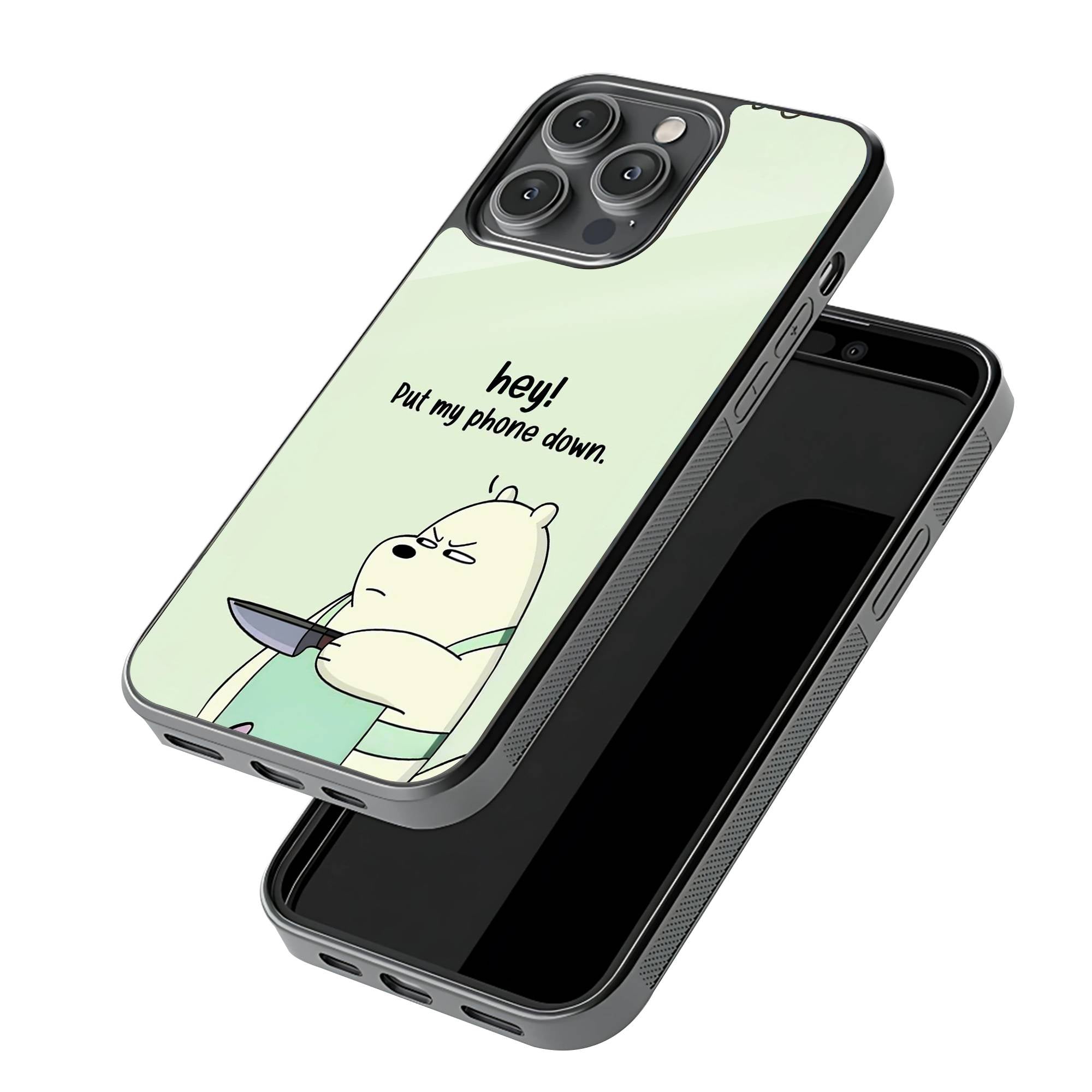 Hey Bear Glass Case image 2
