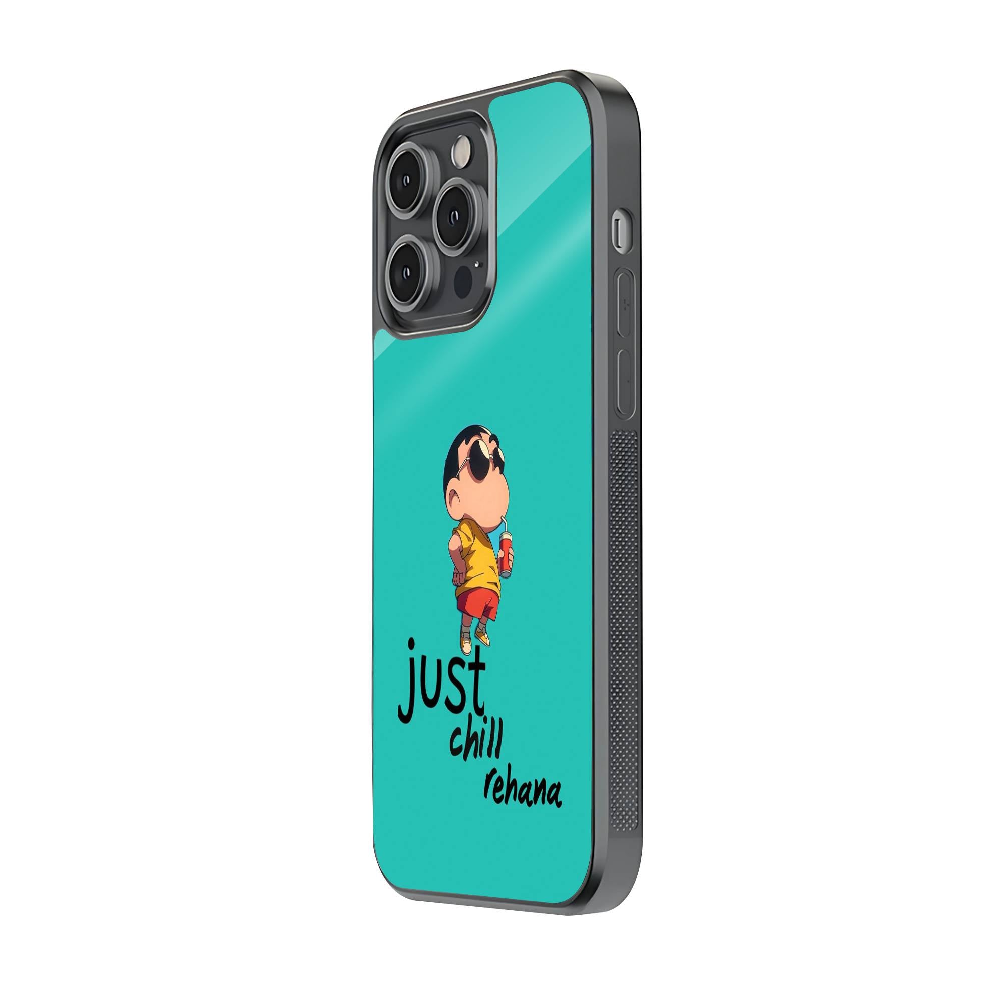 Crayon Shinchan Glass Case image 1