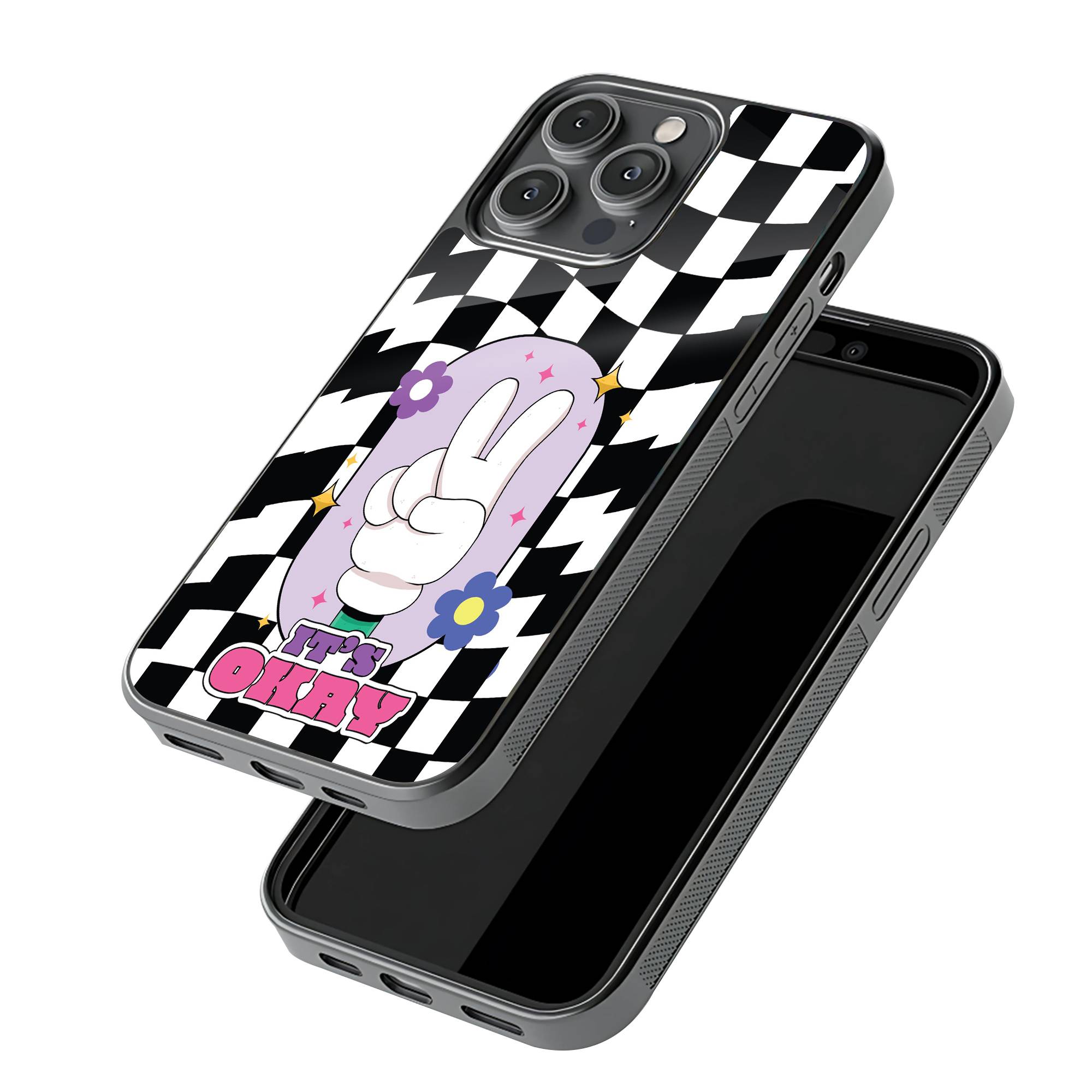 Checkerboard Glass Case image 2