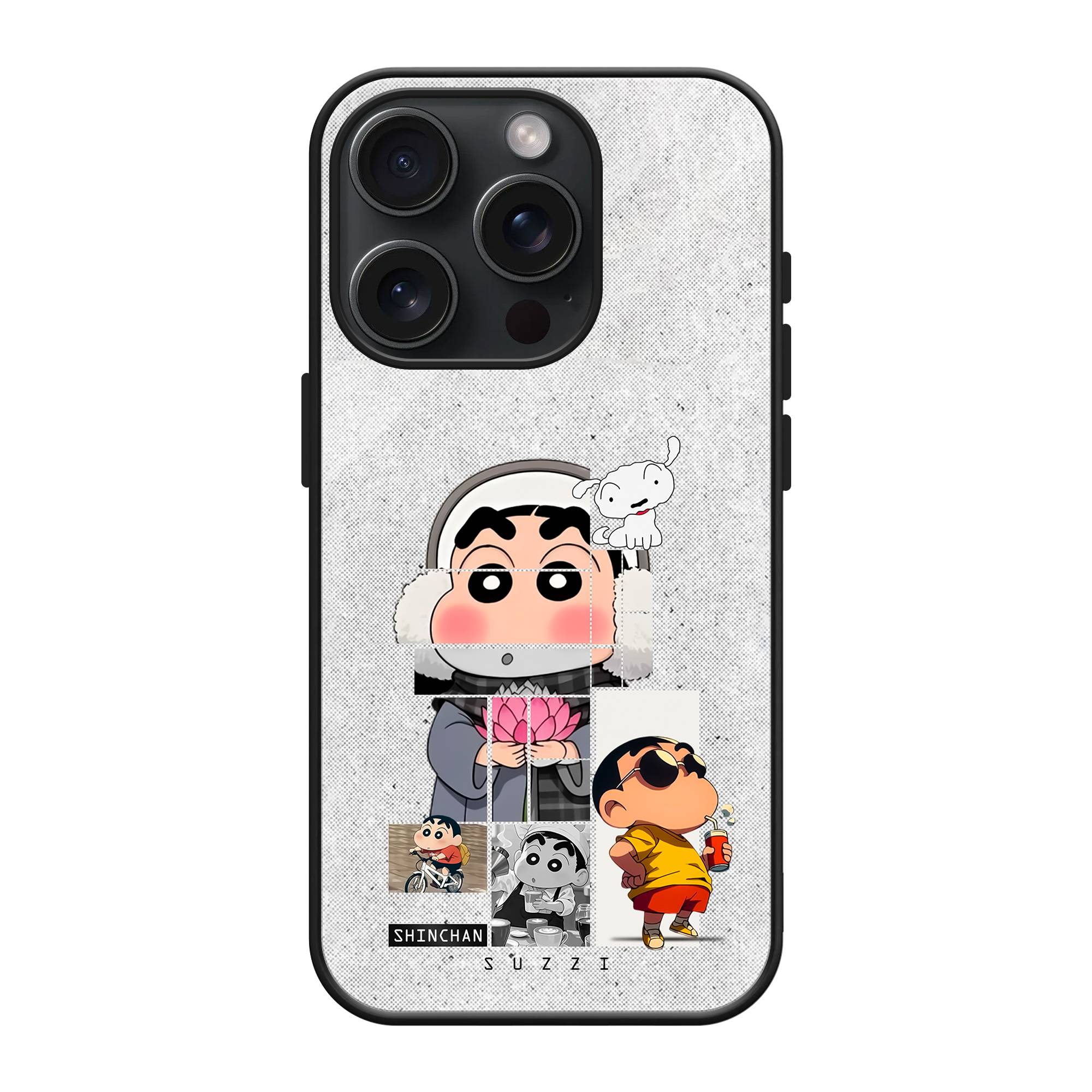Shades of Shinchan Glass Case image 0