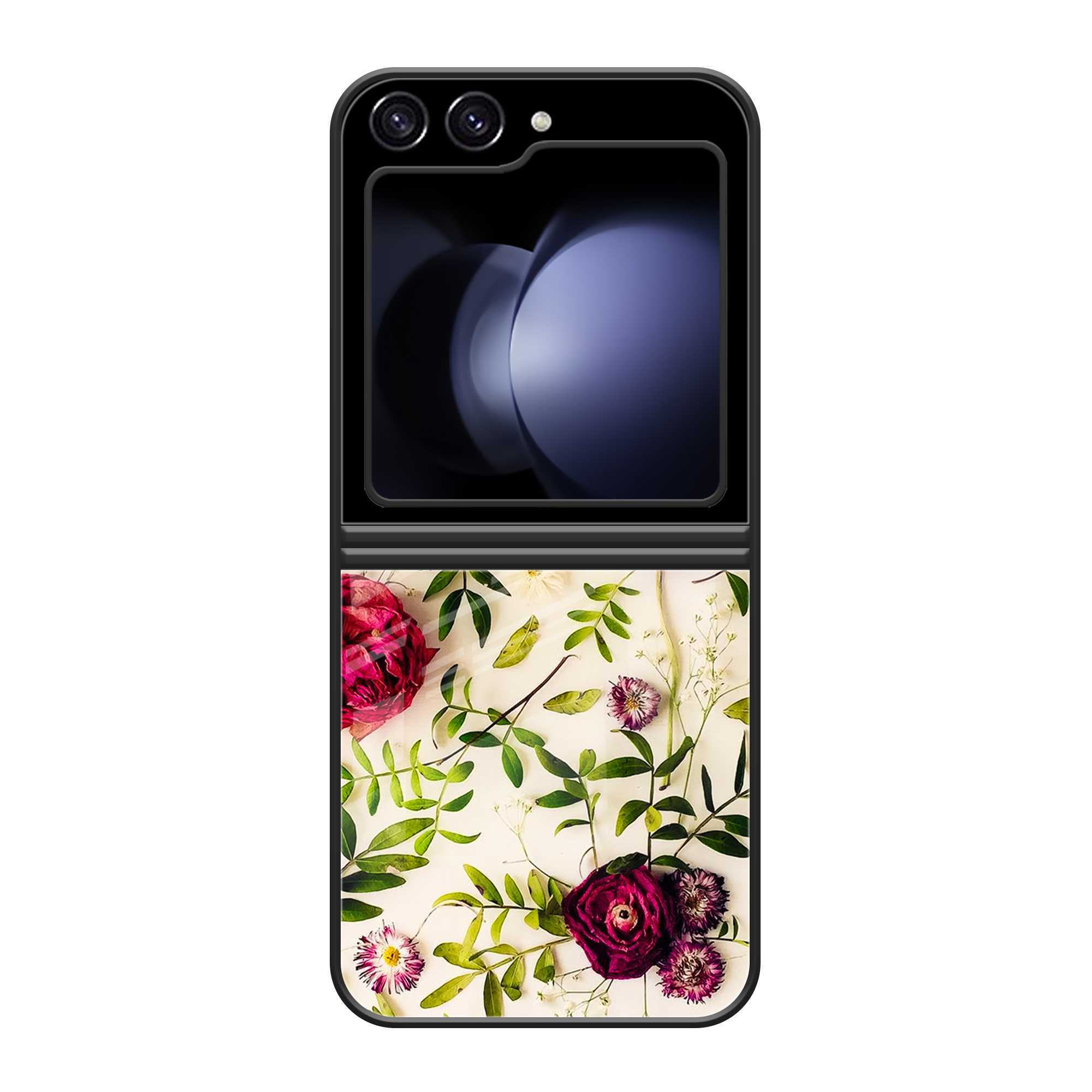 Dried Flowers Samsung  Z Flip 5 Glass Case image 0