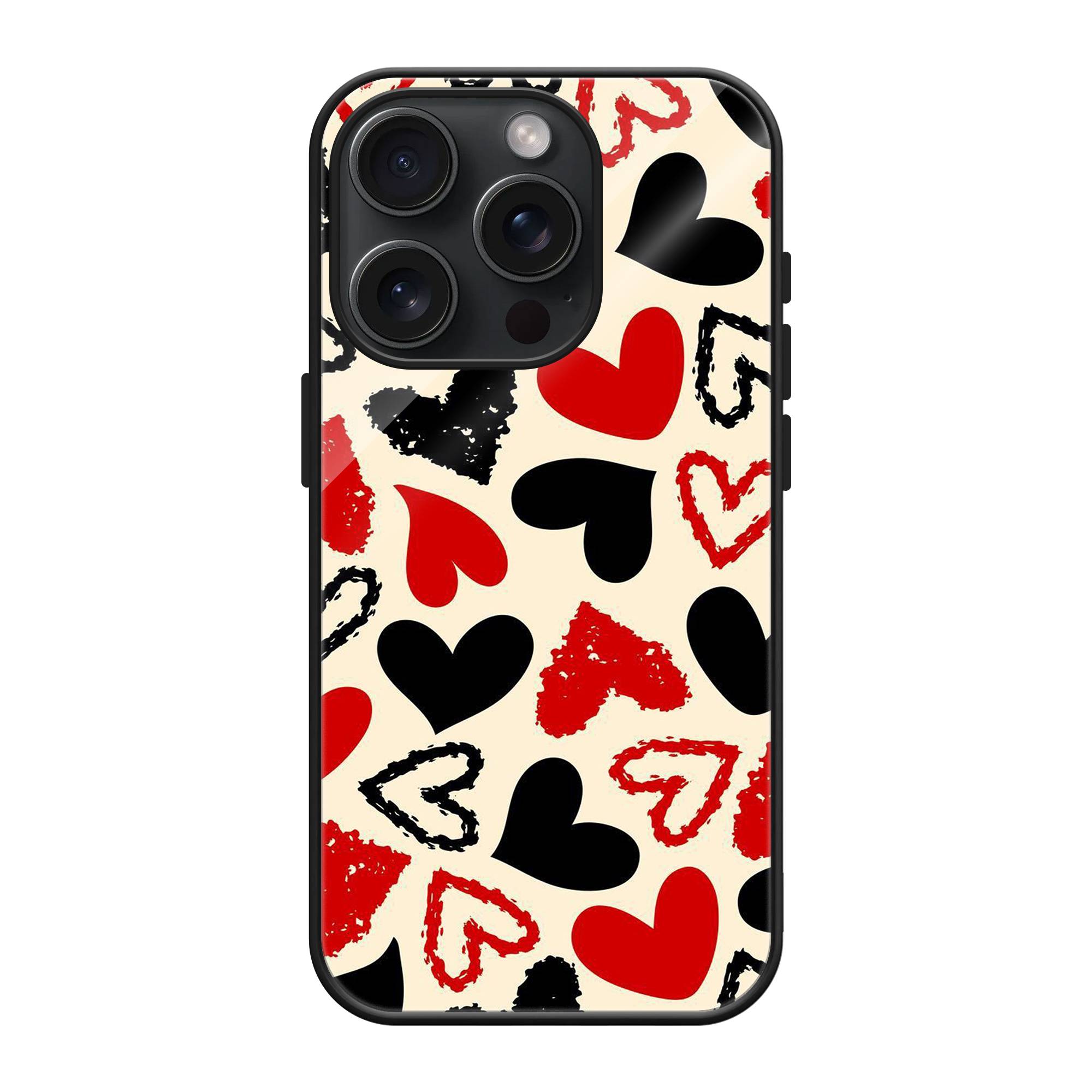 Seamless Heart Glass Case image 0