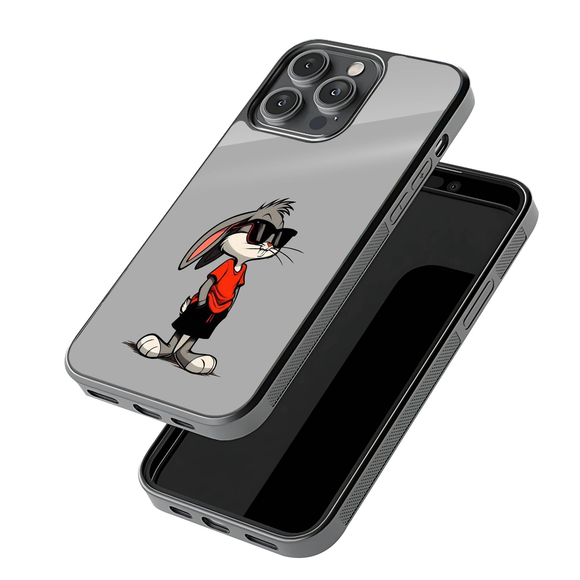 Cool Bunny Glass Case image 2