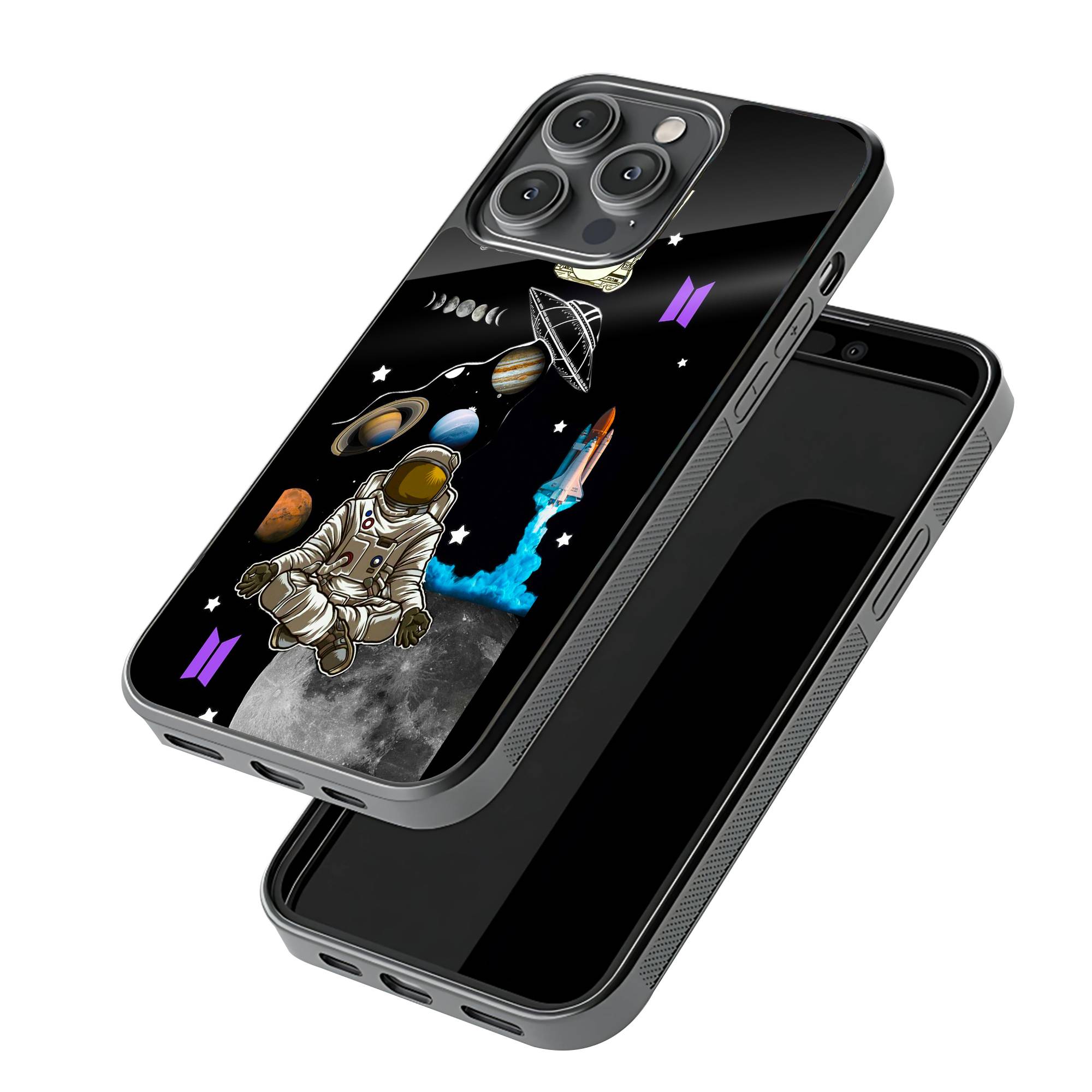 Sanatani Astronaut Glass Case image 2