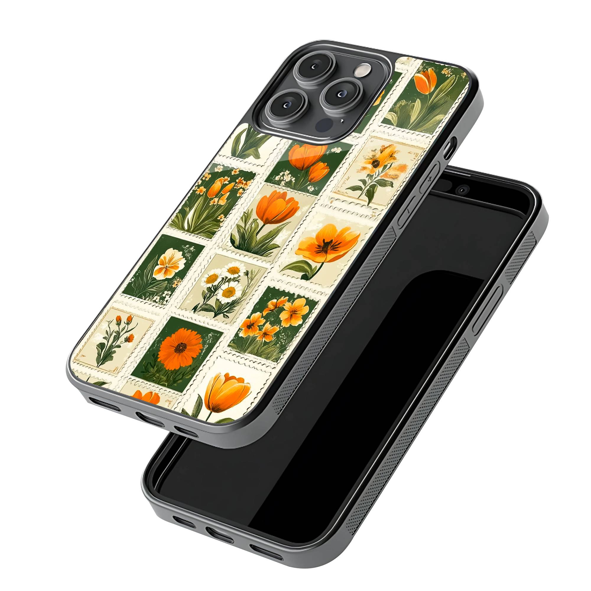 Floral Postage Glass Case image 2