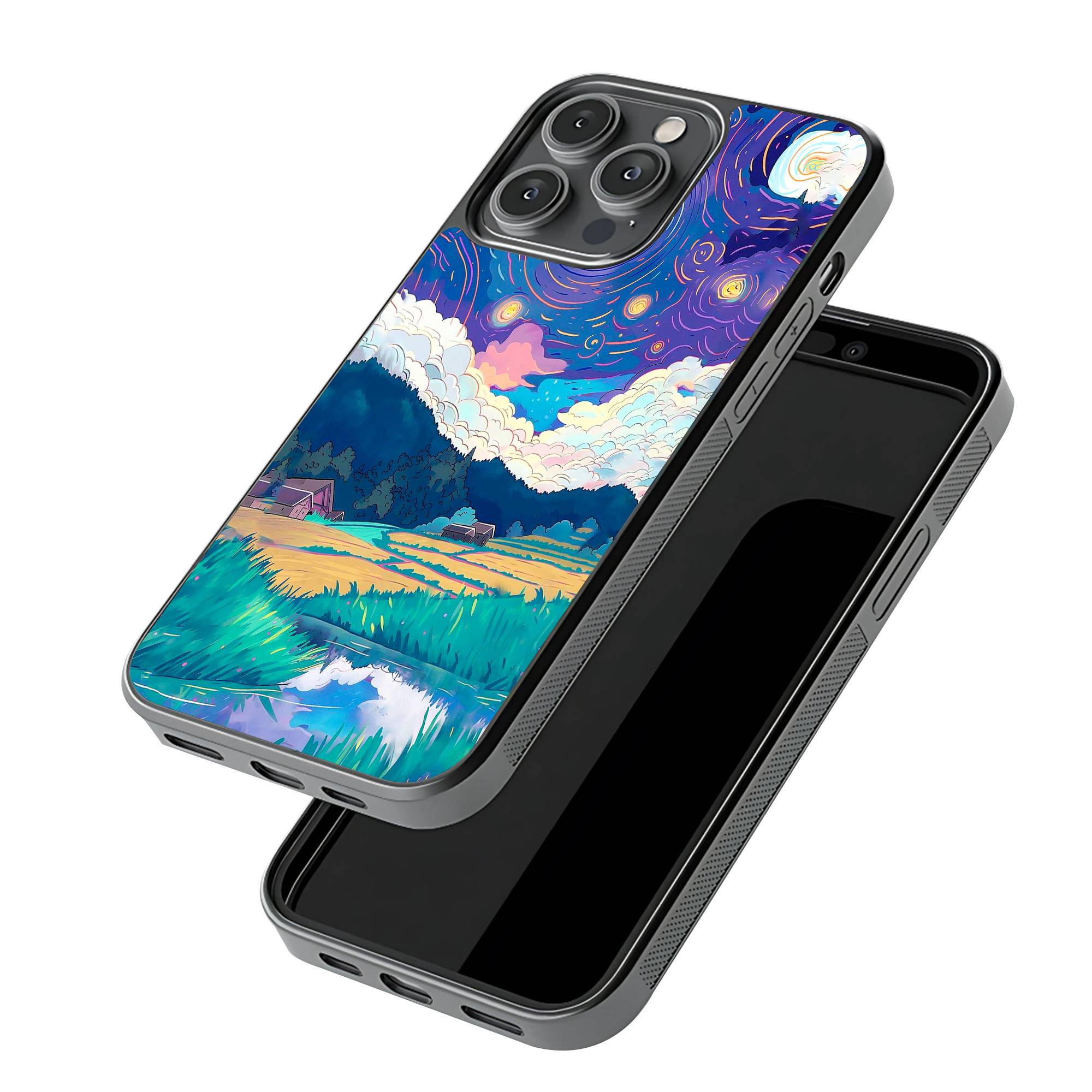 Starry Night Glass Case image 2