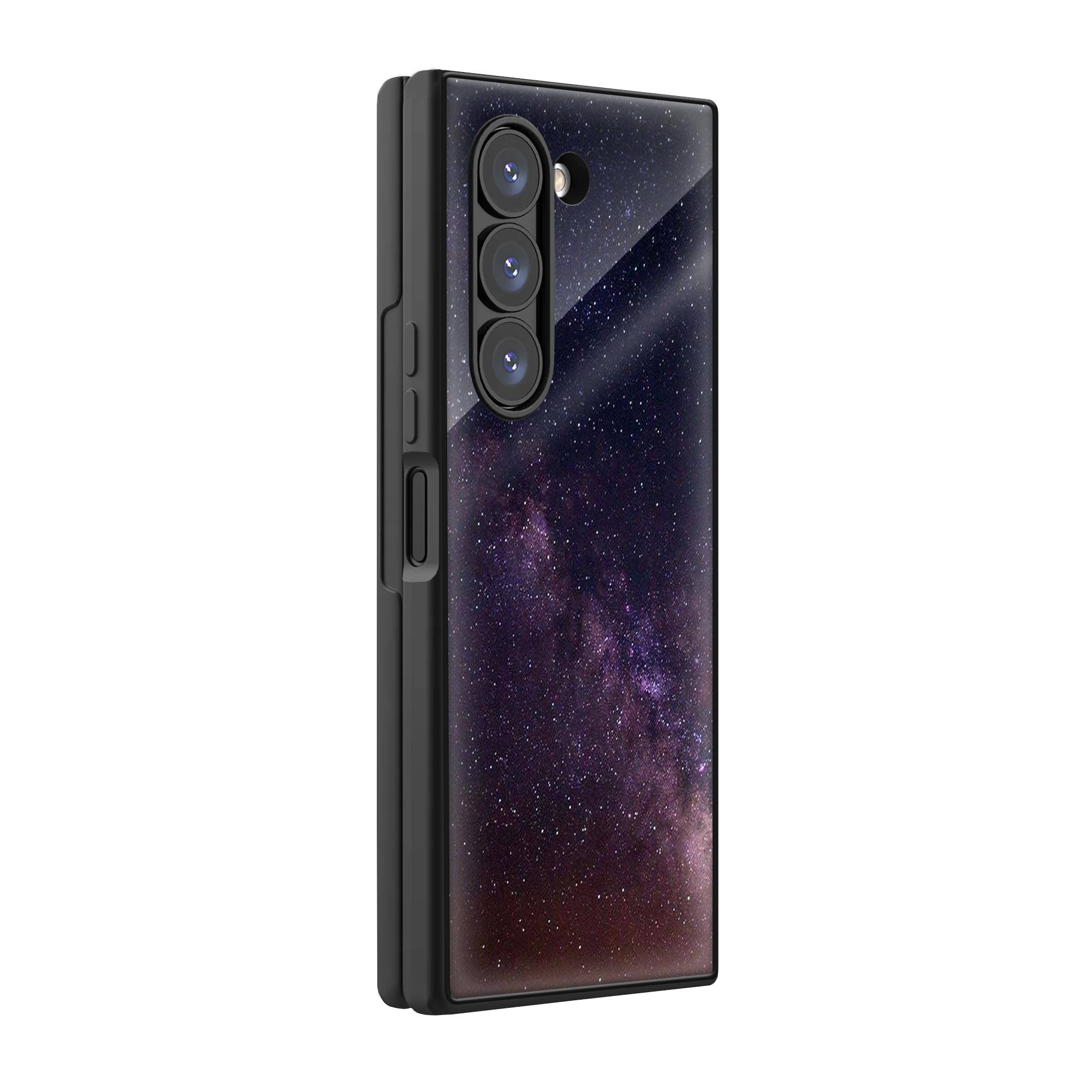 Andromeda Galaxy Samsung Z Fold Glass Case image 0