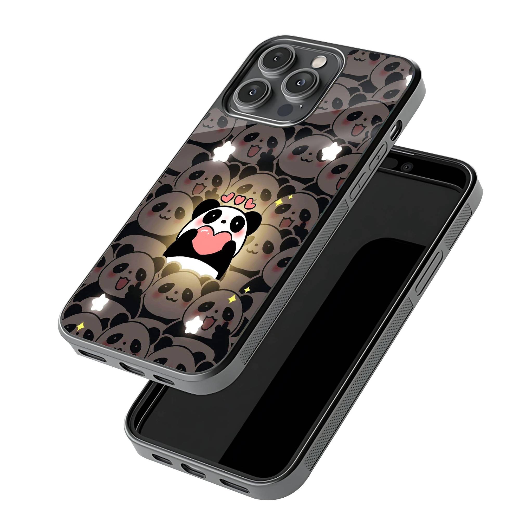 Panda Party Glass Case image 2