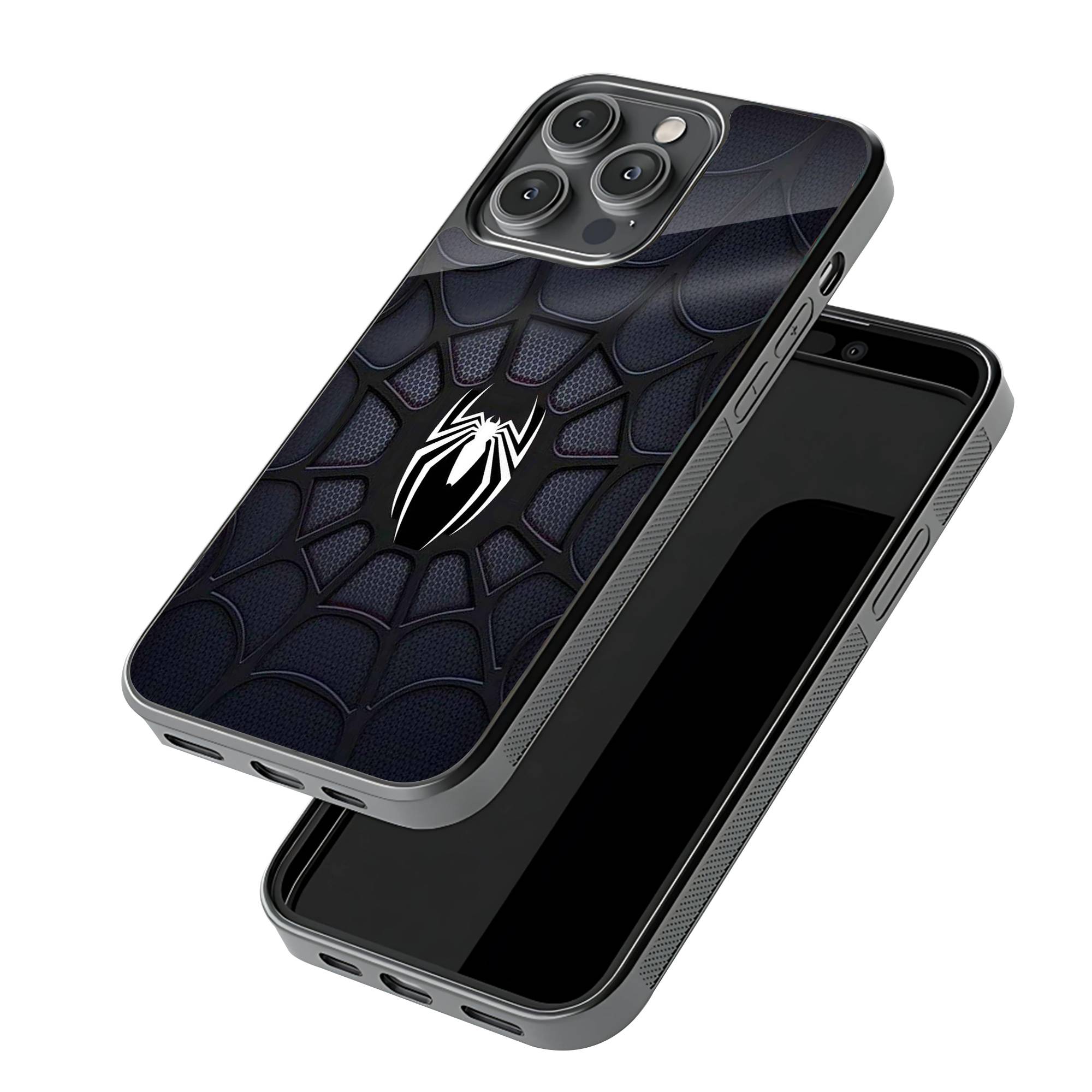 Black Spider-Man Glass Case image 2