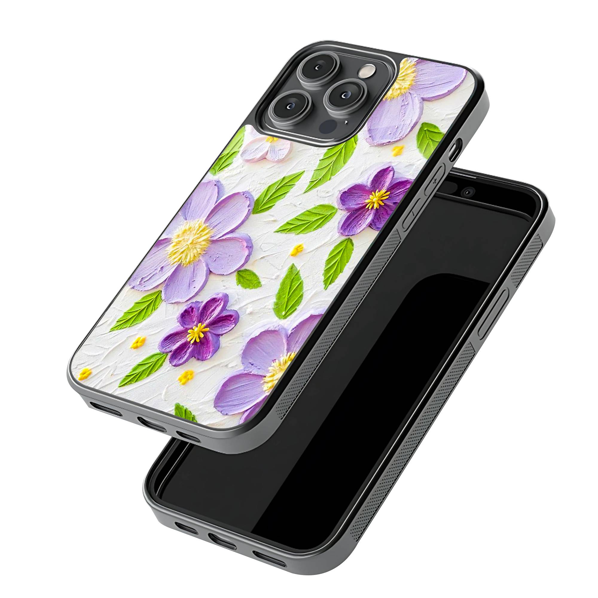 Sculpted Petals Glass Case image 2