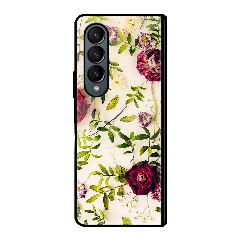 Dried Flowers Samsung Z Fold 3 Glass Case image 0