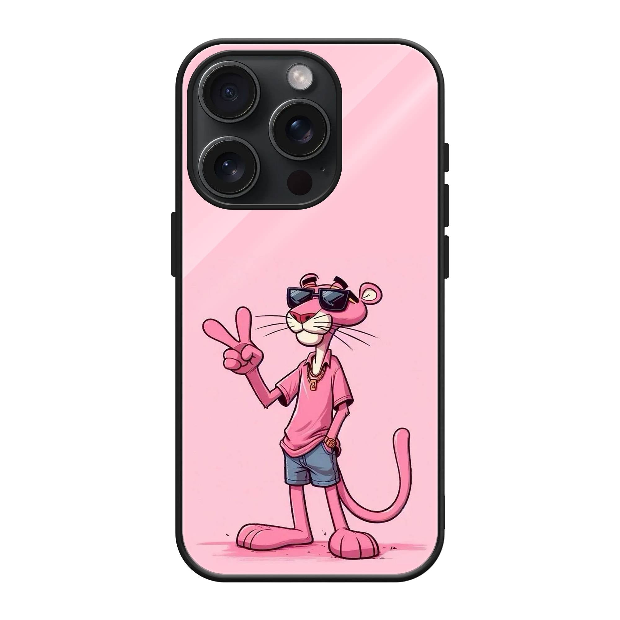 Pink Panther Glass Case image 0