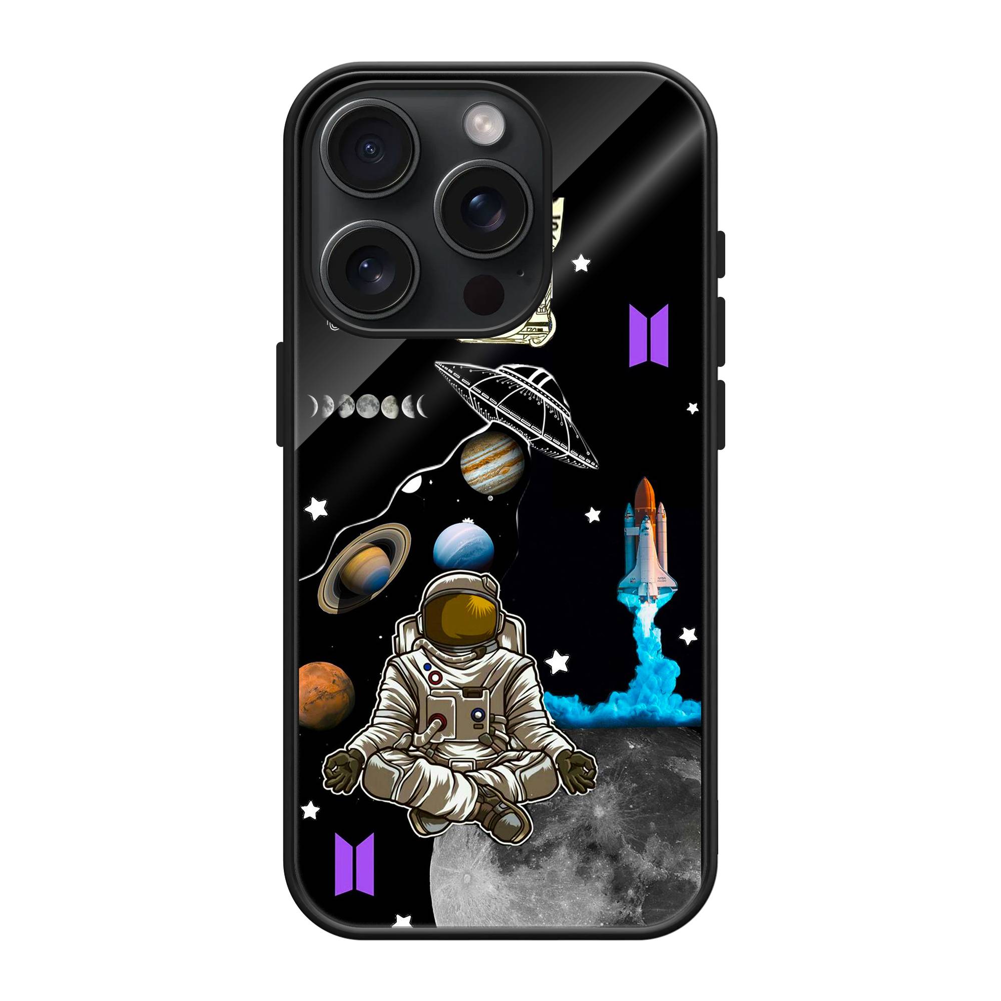 Sanatani Astronaut Glass Case image 0