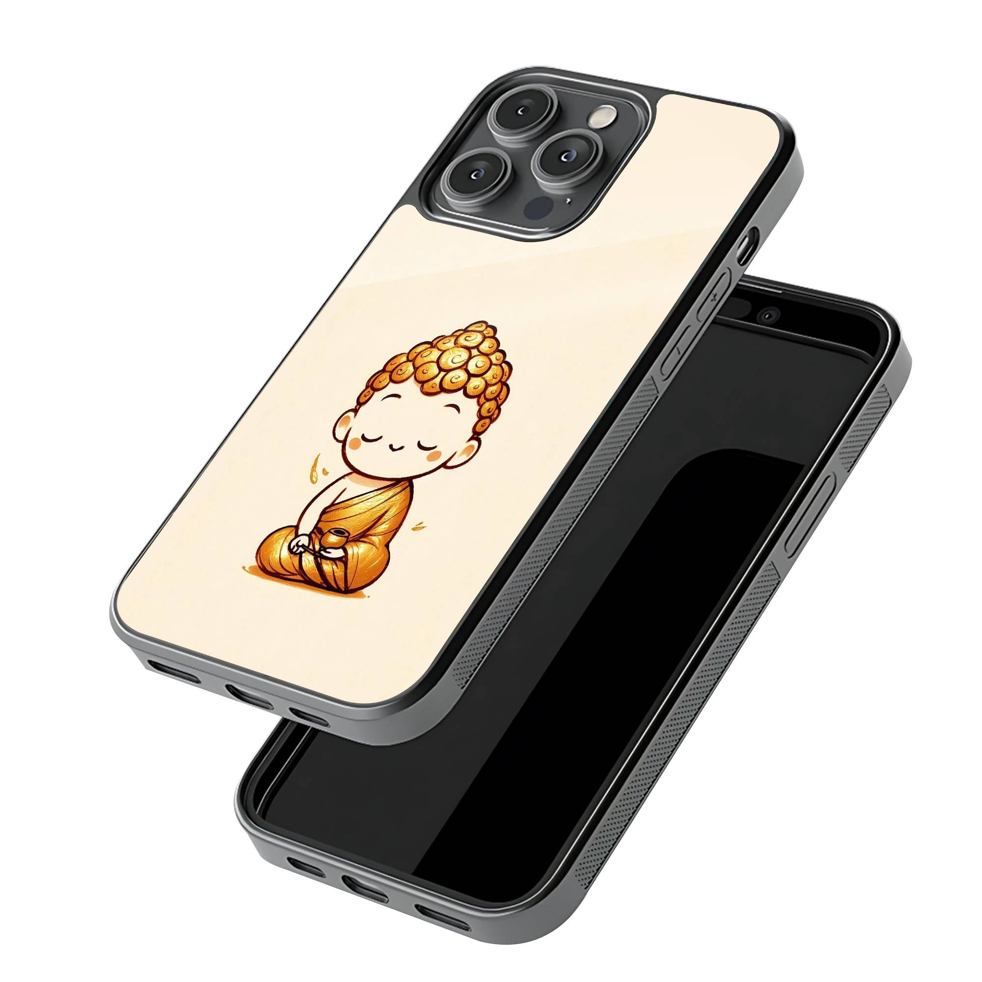 Chibi Buddha Glass Case image 2