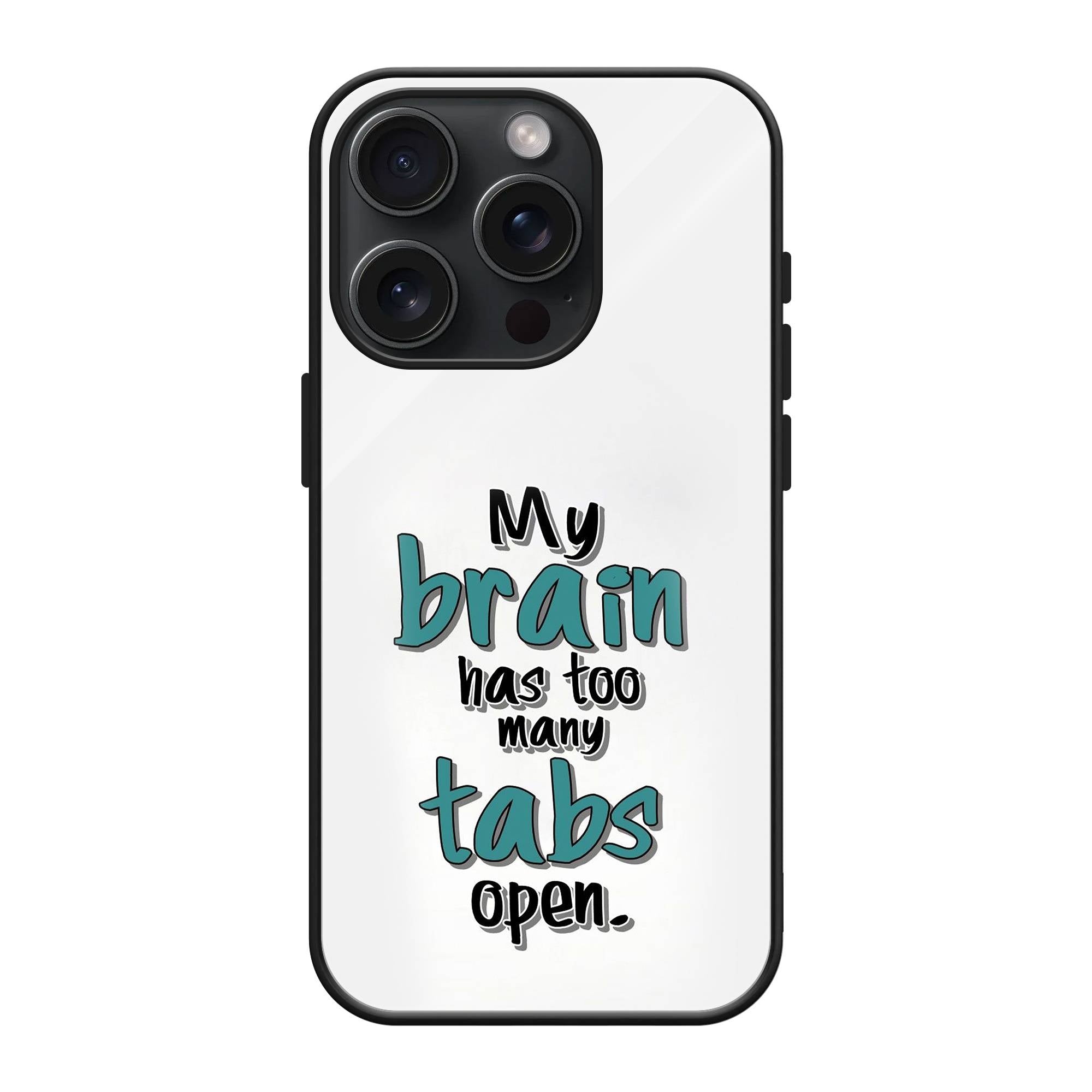 Positive Thoughts Glass Case image 0