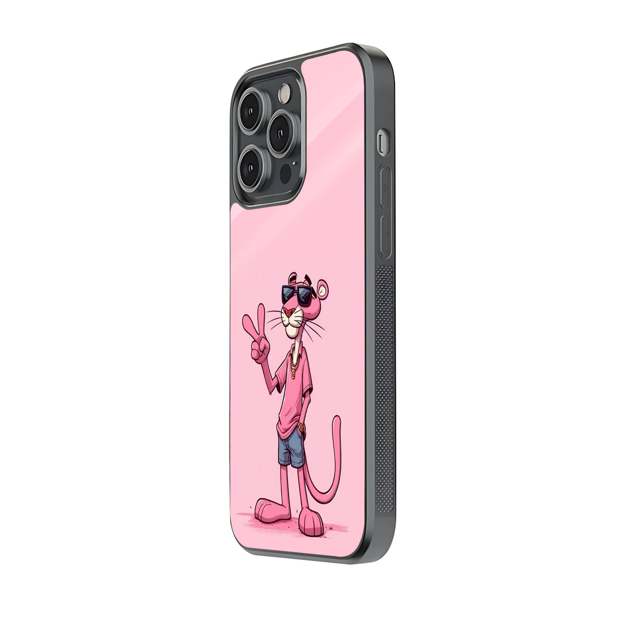 Pink Panther Glass Case image 1